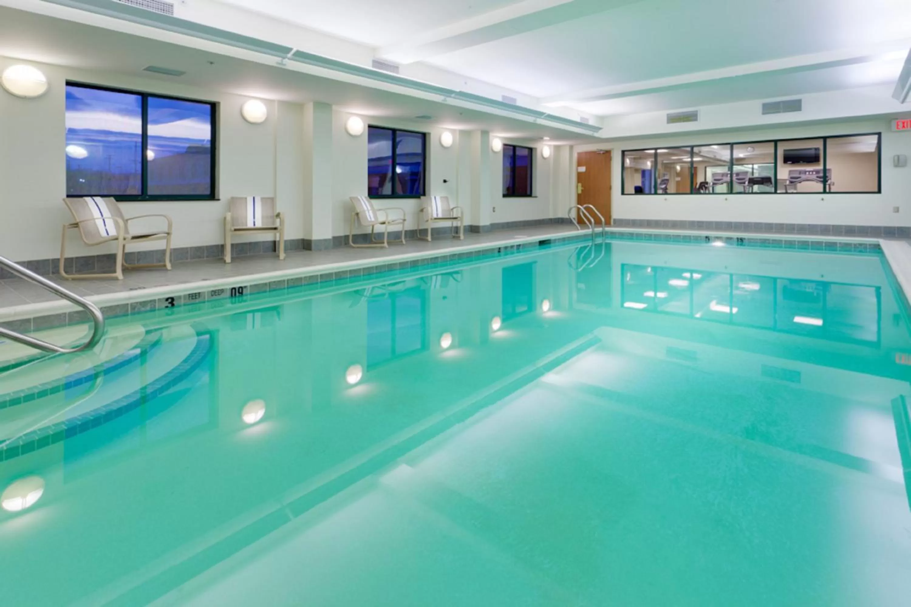Swimming pool in Holiday Inn Express Rochester-Victor by IHG