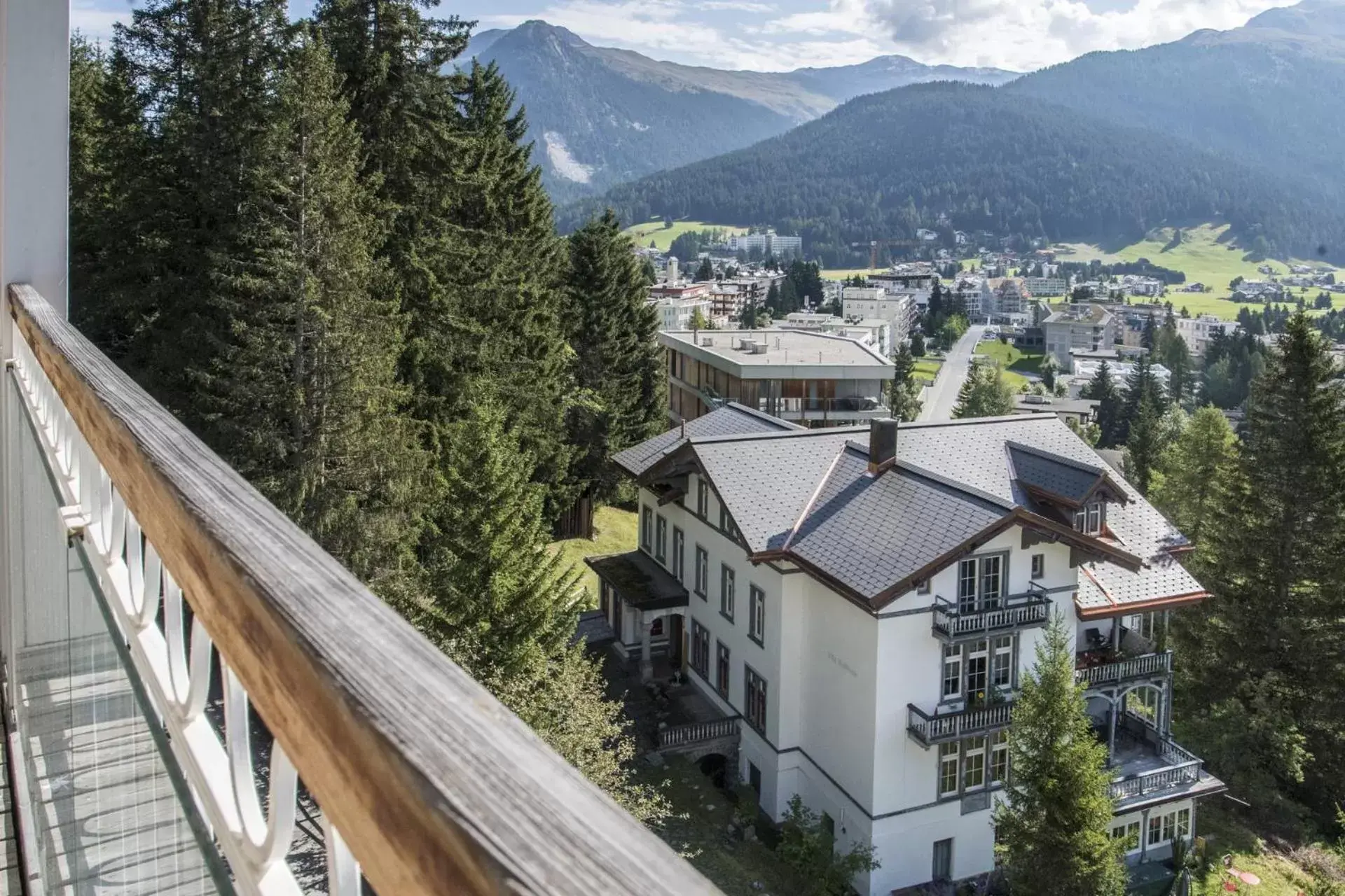 View (from property/room) in Waldhotel & SPA Davos - for body & soul