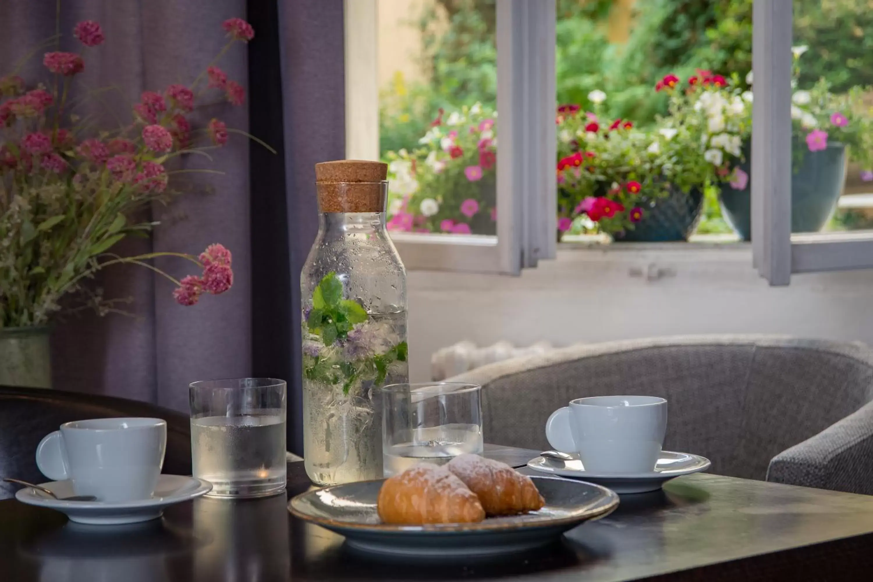 Breakfast in Monastery Garden Prague