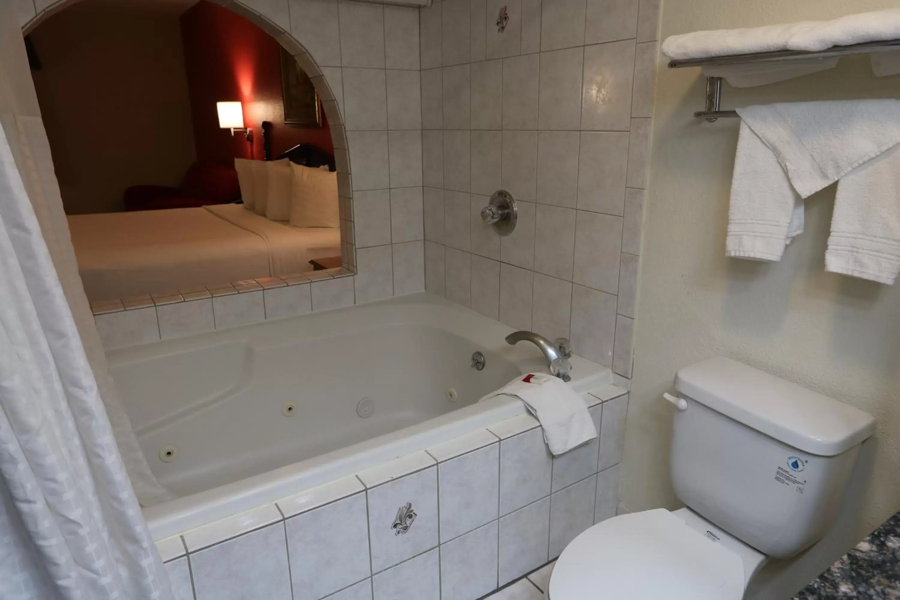 Hot Tub, Bathroom in Ramada by Wyndham Bolingbrook