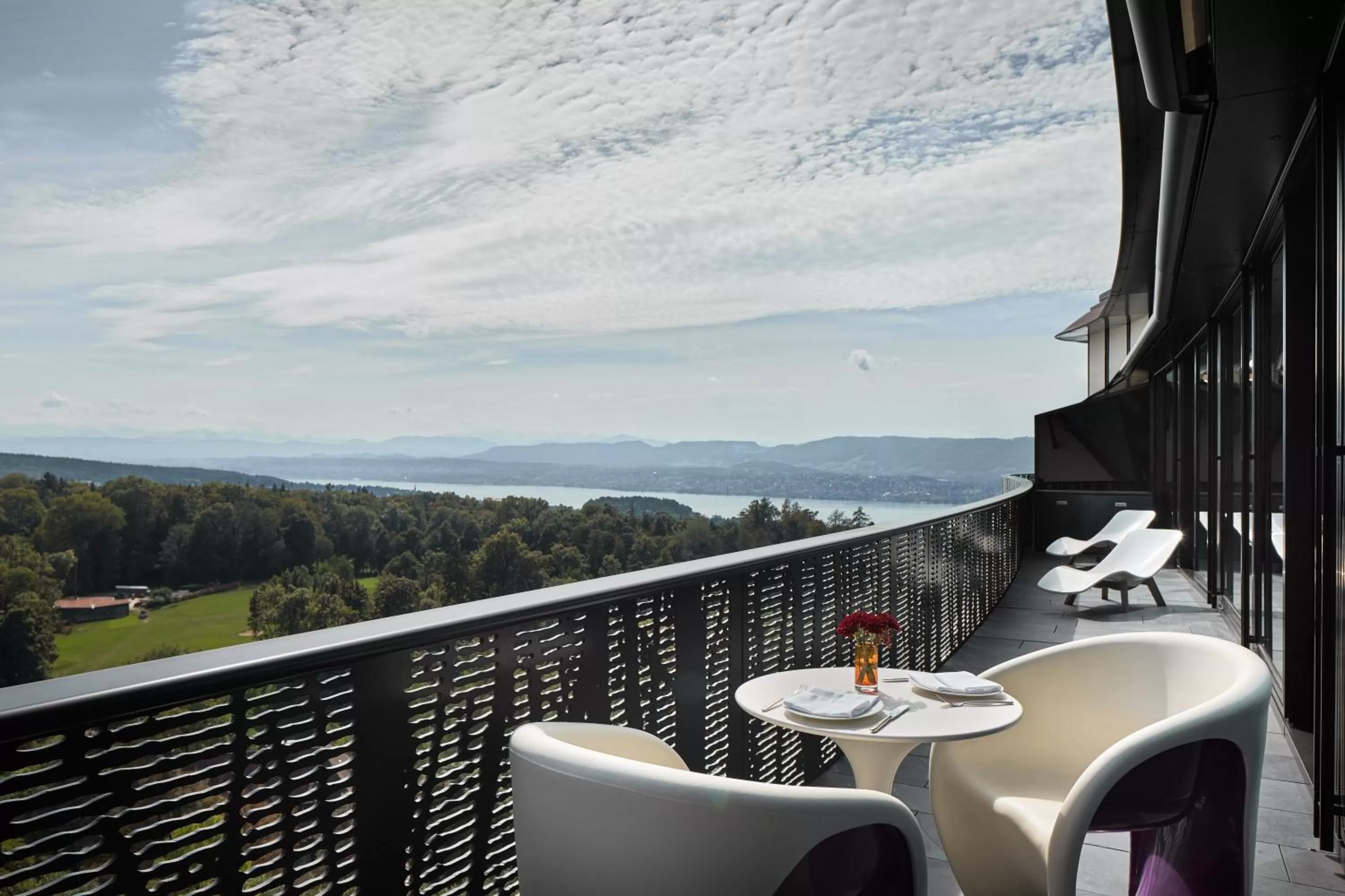 Balcony/Terrace in The Dolder Grand - City and Spa Resort Zurich