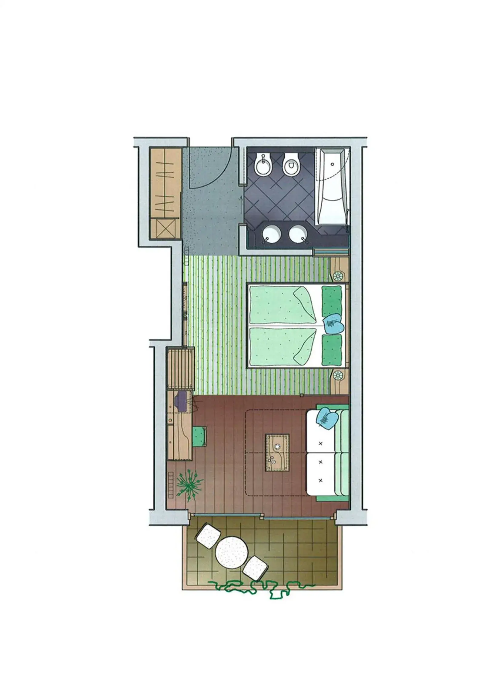 Photo of the whole room, Floor Plan in Hotel Lac Salin Spa & Mountain Resort