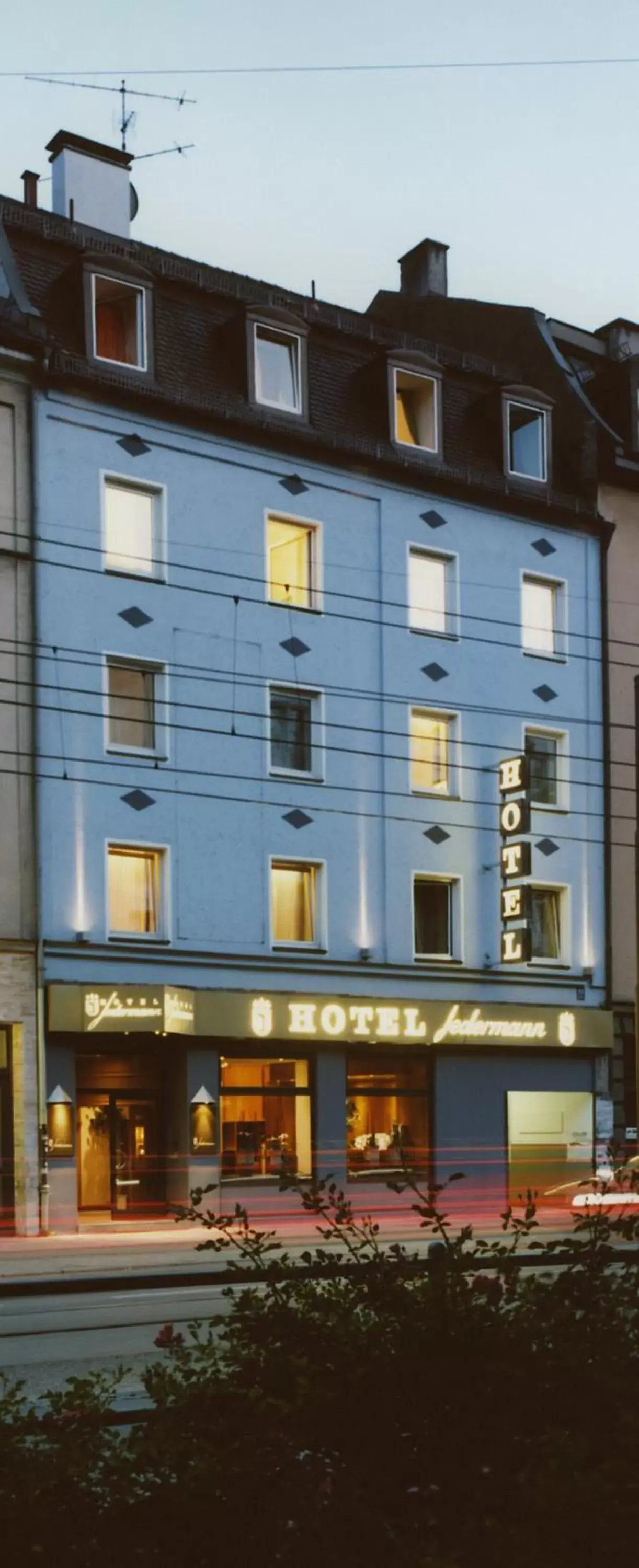 Facade/entrance in Hotel Jedermann