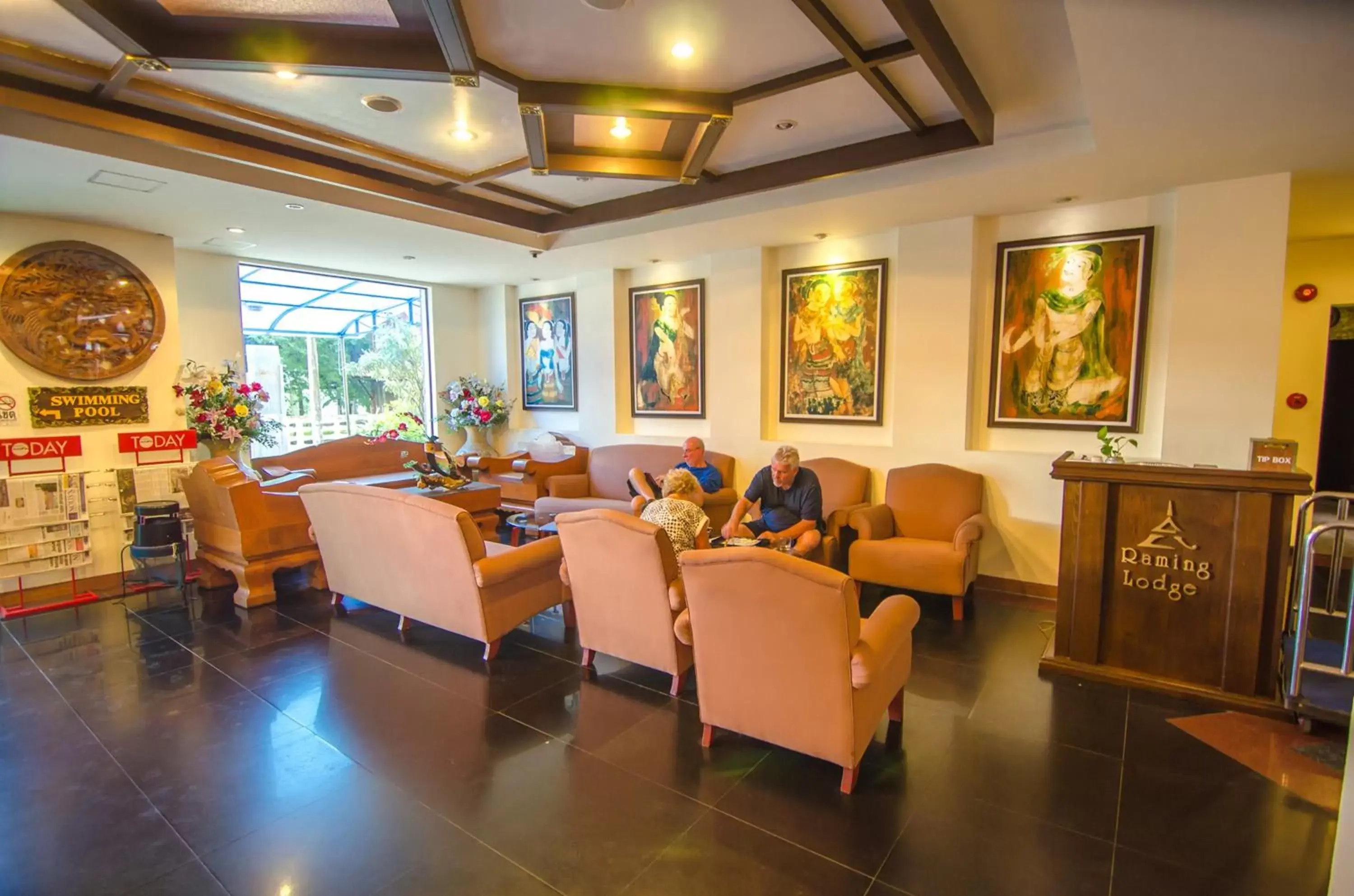 Lobby or reception, Restaurant/Places to Eat in Raming Lodge Hotel & Spa