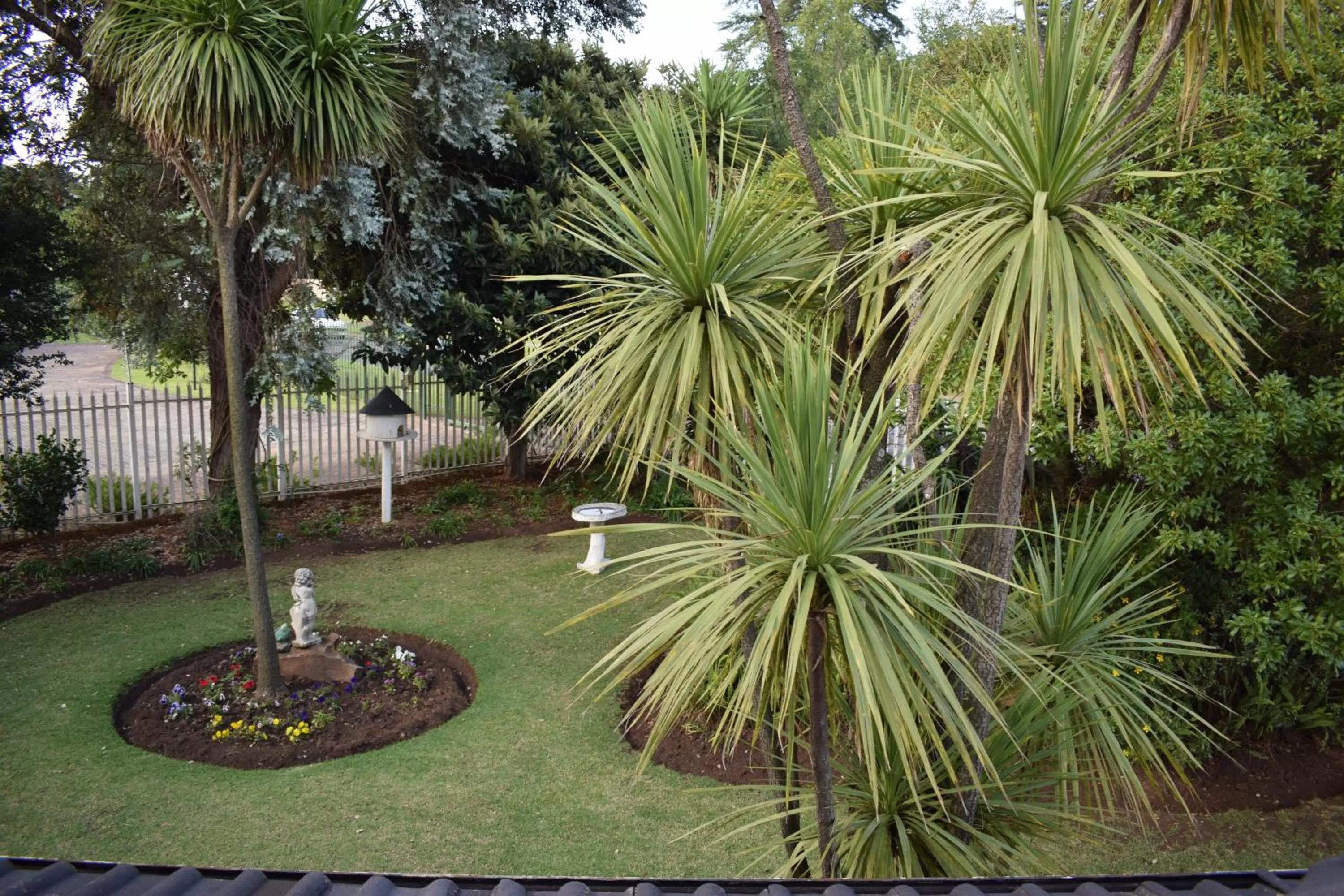 Garden view in Moye Guest House