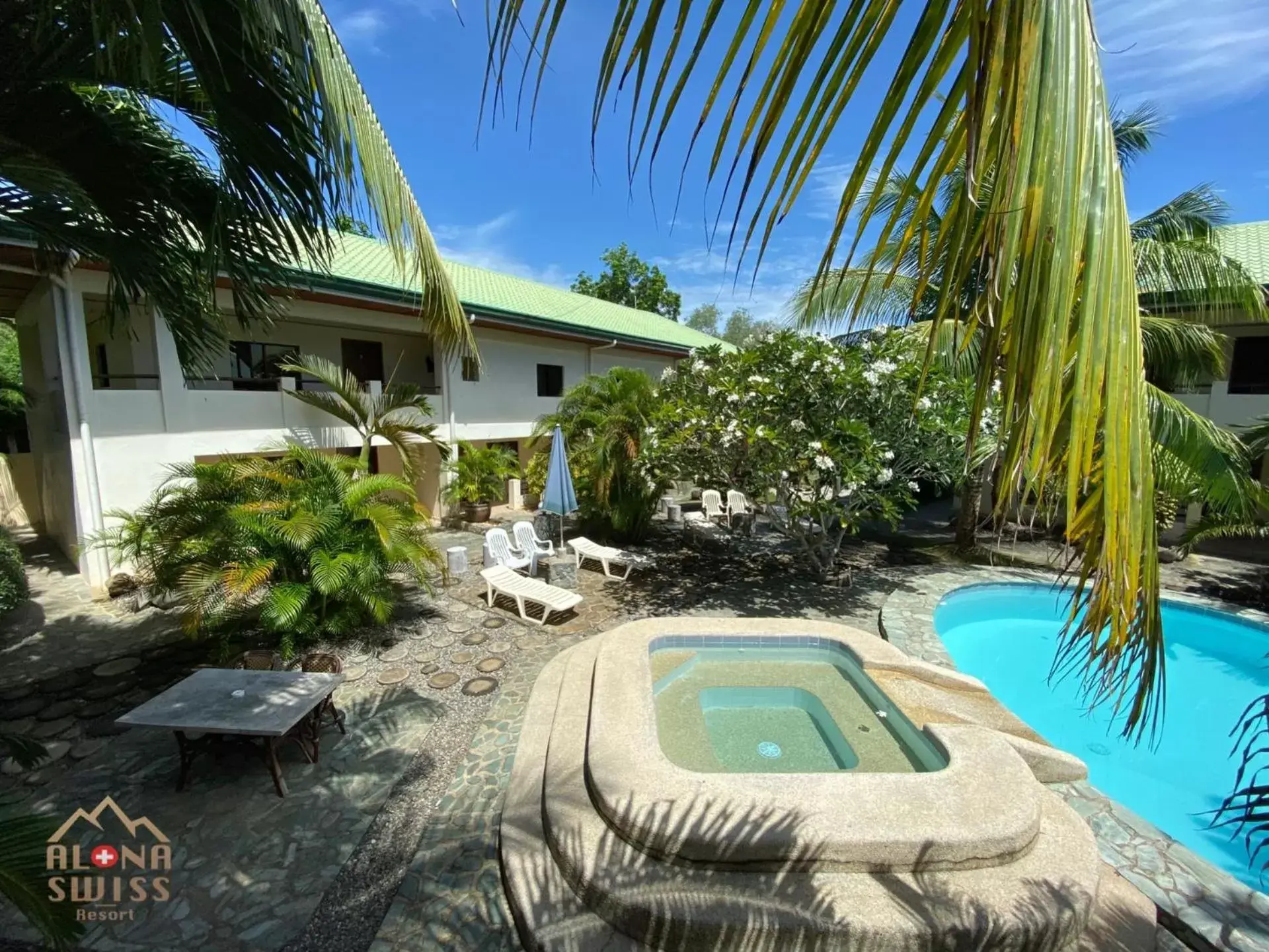 Swimming Pool in Alona Swiss Resort