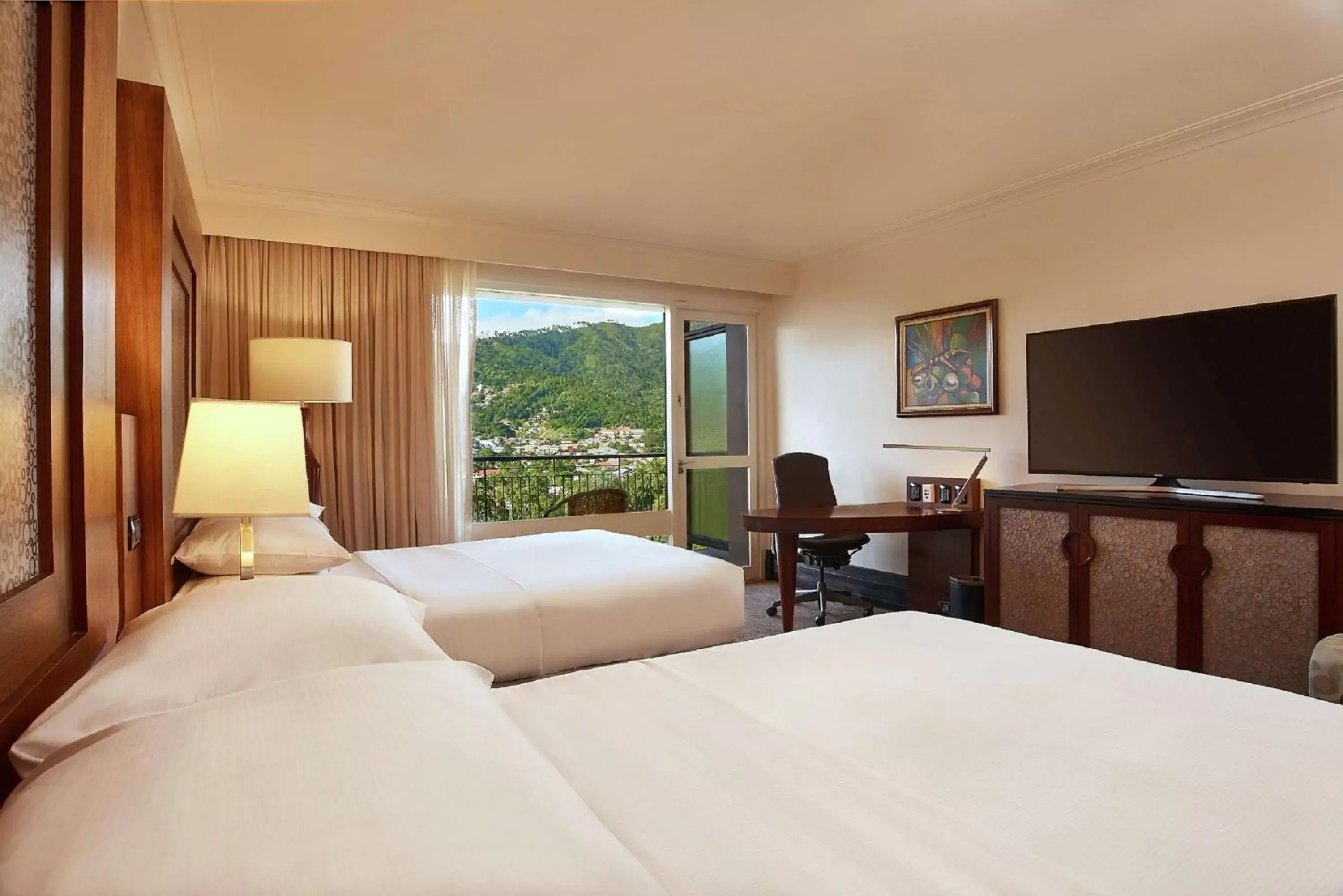 Bed in Hilton Trinidad & Conference Centre