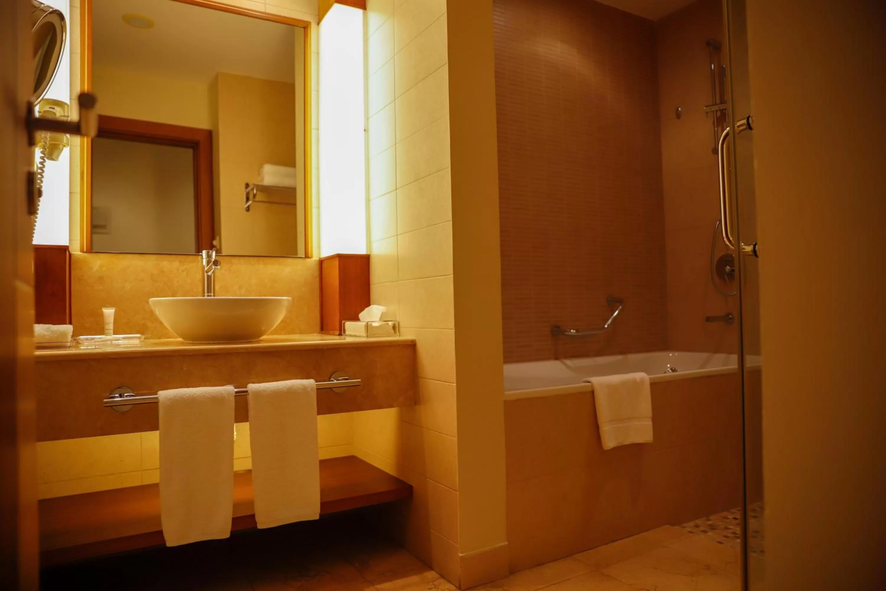 Bathroom in Crowne Plaza Sohar by IHG