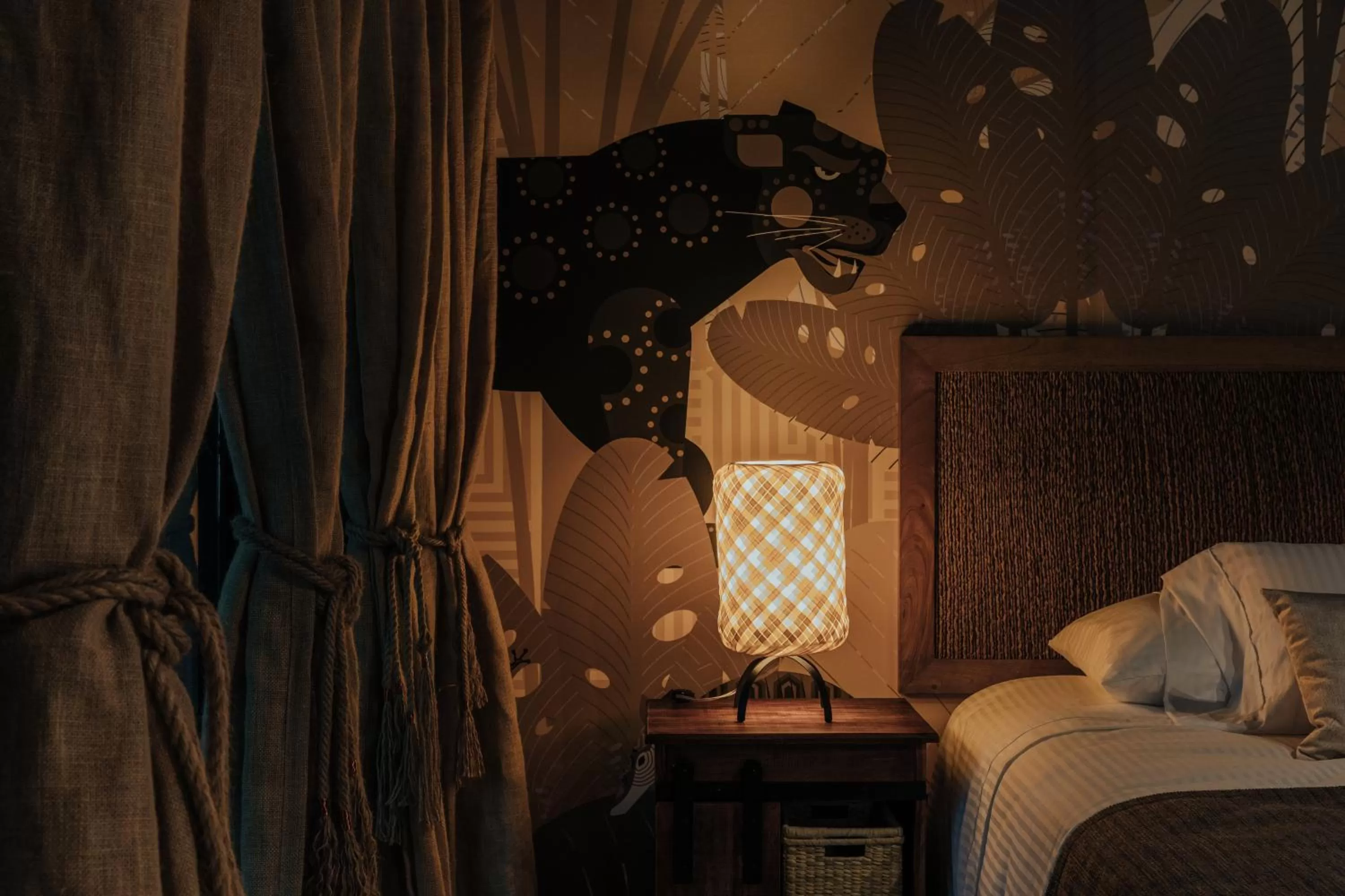 Decorative detail, Bed in Sui Boutique Hotel