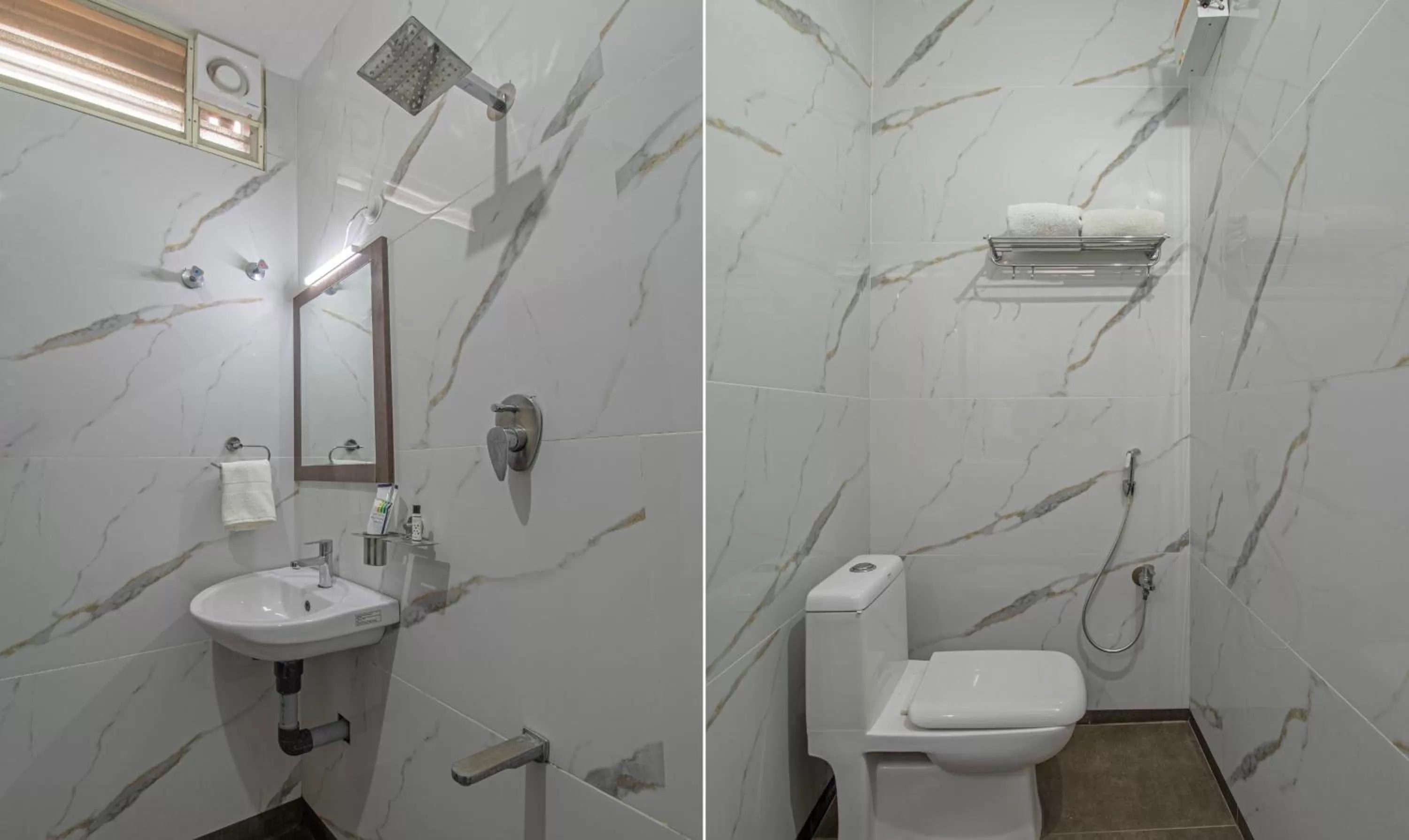 Shower in Treebo Pranav Park