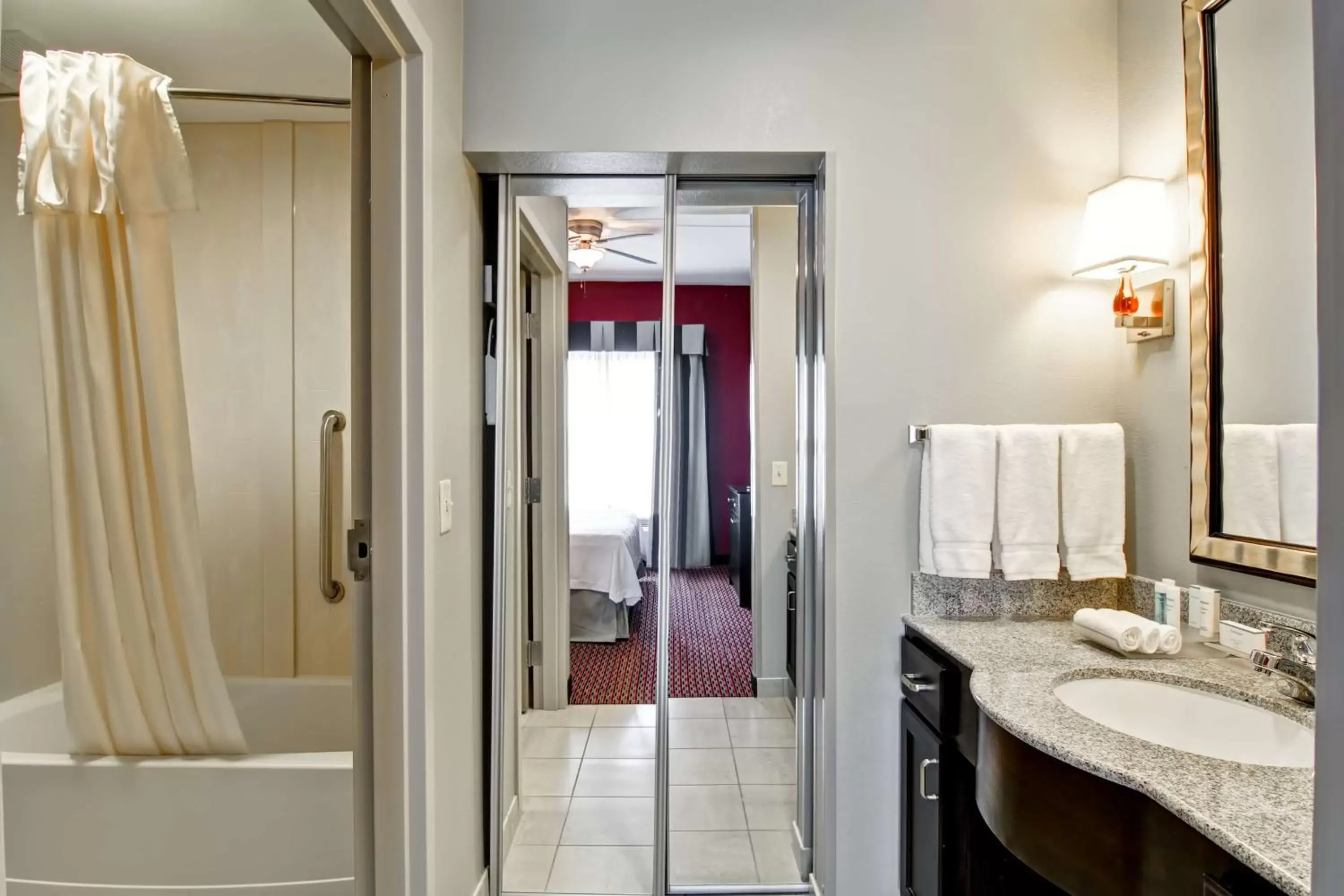 Bathroom in Homewood Suites by Hilton Leesburg