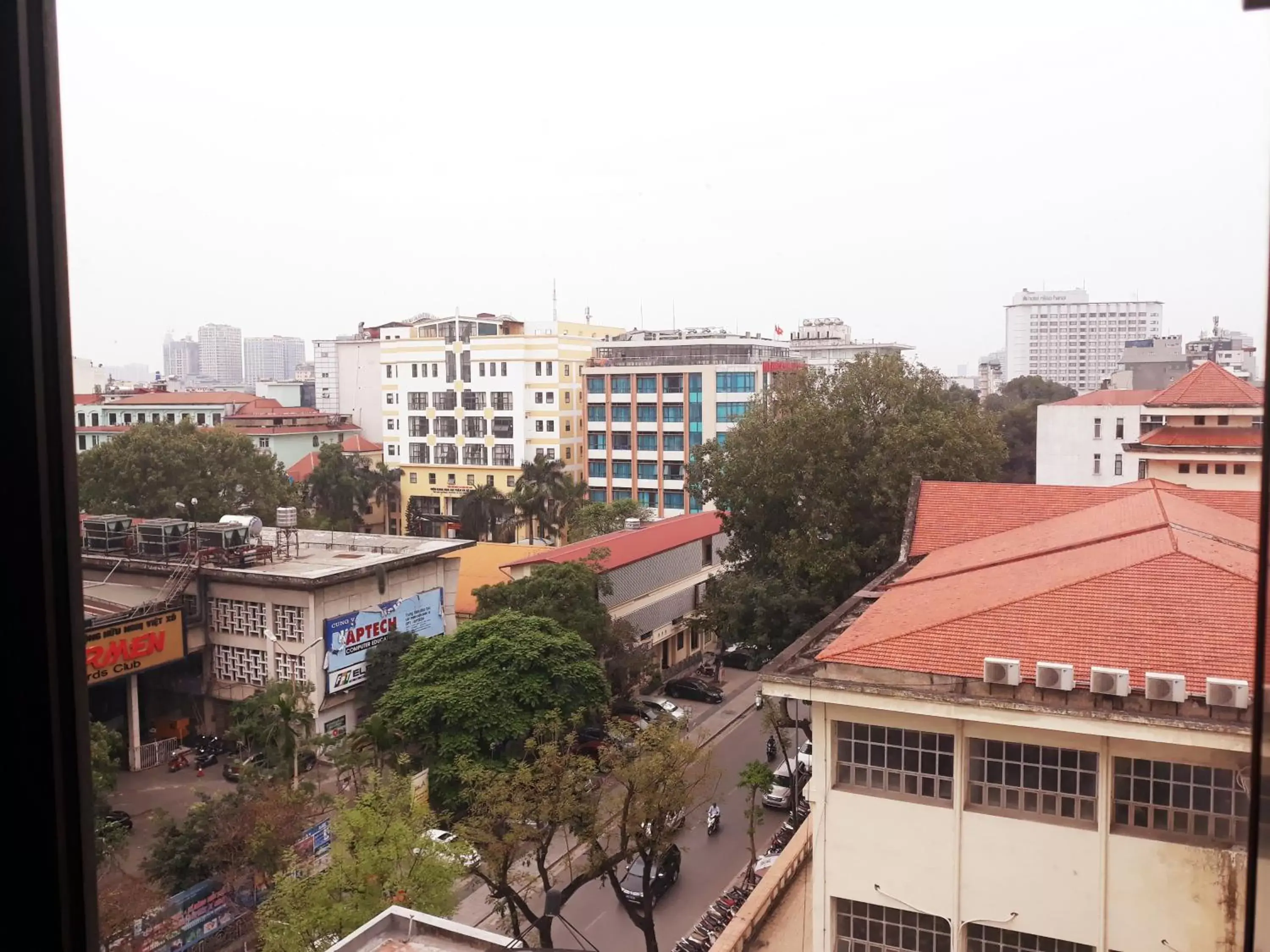City view in Hanoi Eternity Hotel