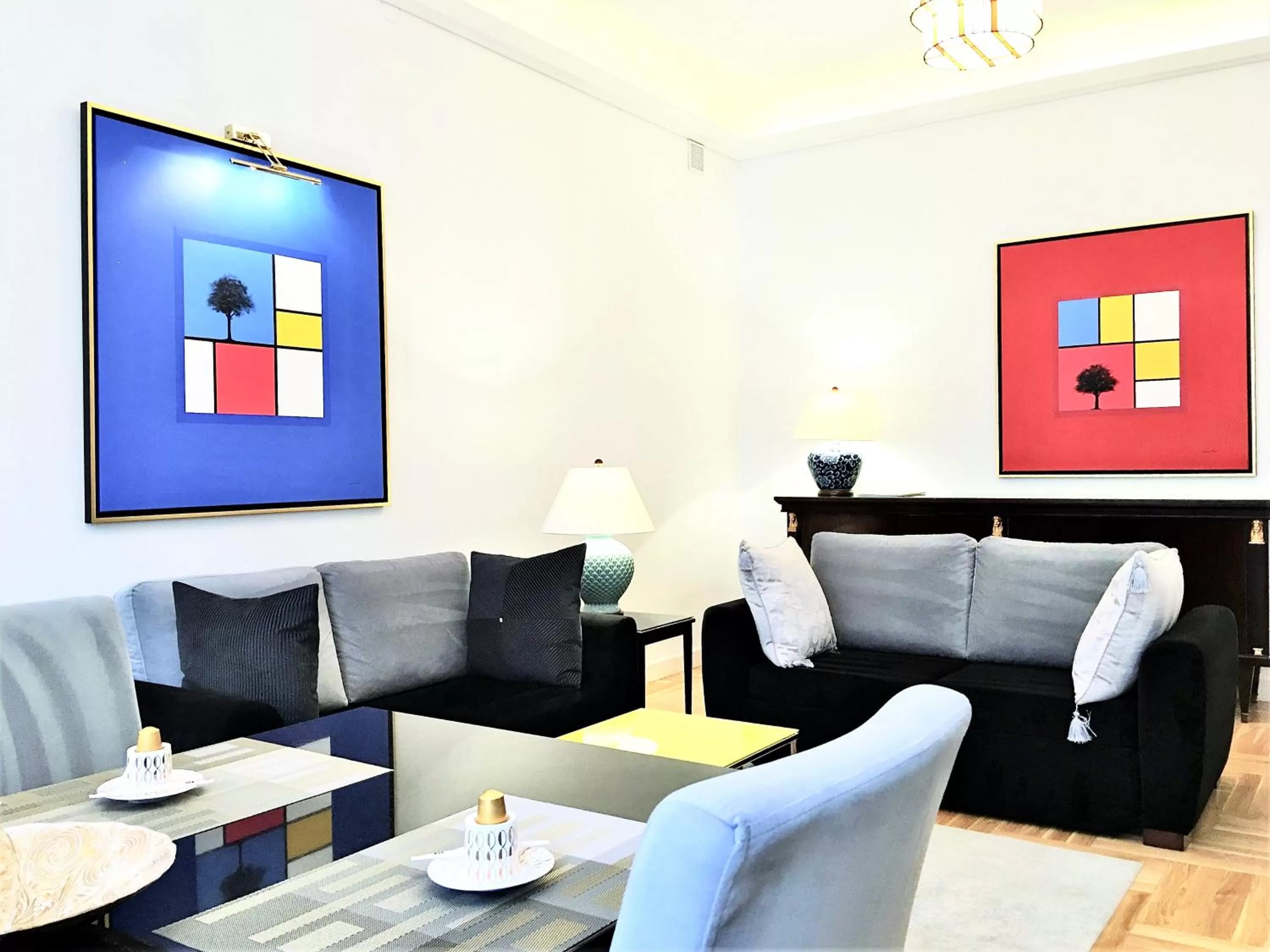 Luxury Two-Bedroom Suite with Garden View - Piwna Street in Luxury Apartments MONDRIAN Market Square II