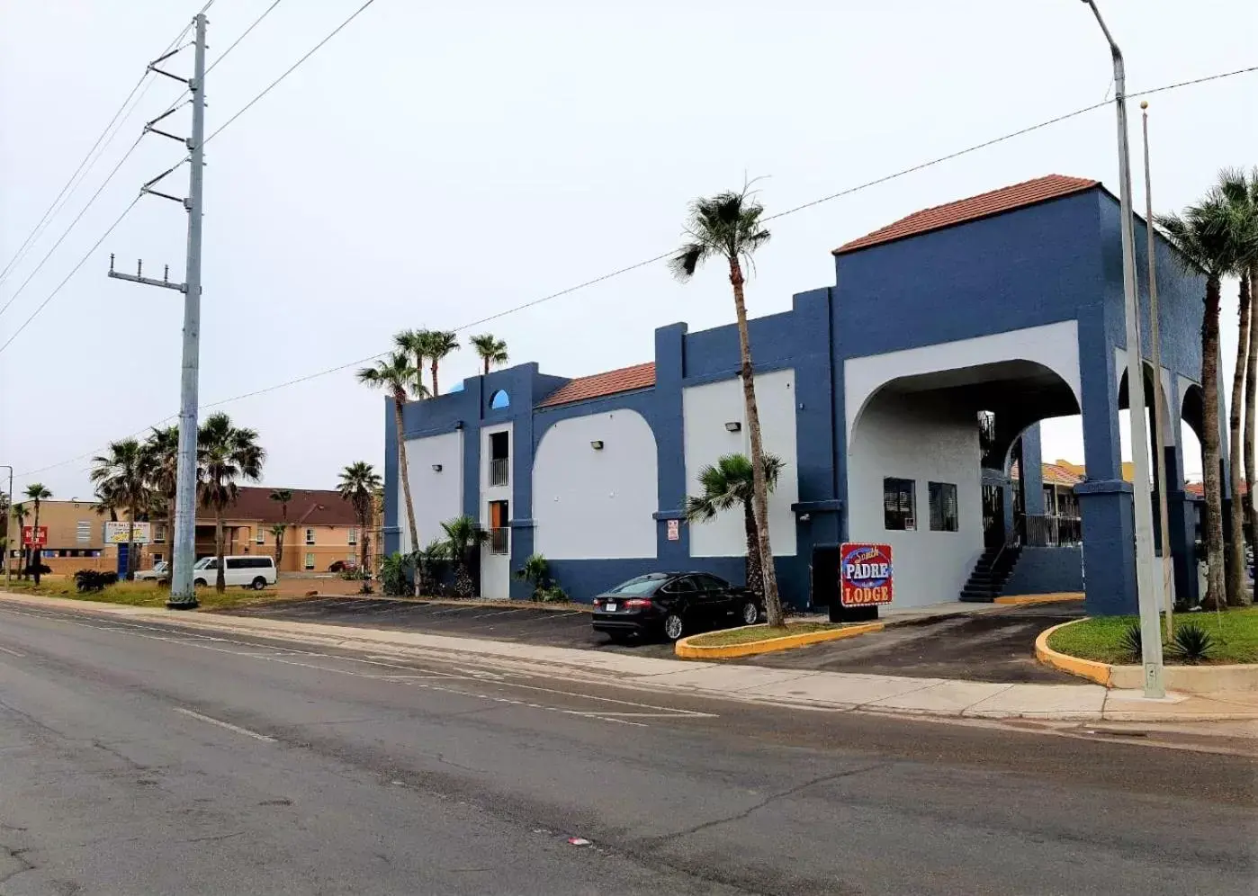 Facade/entrance in South Padre Island Lodge