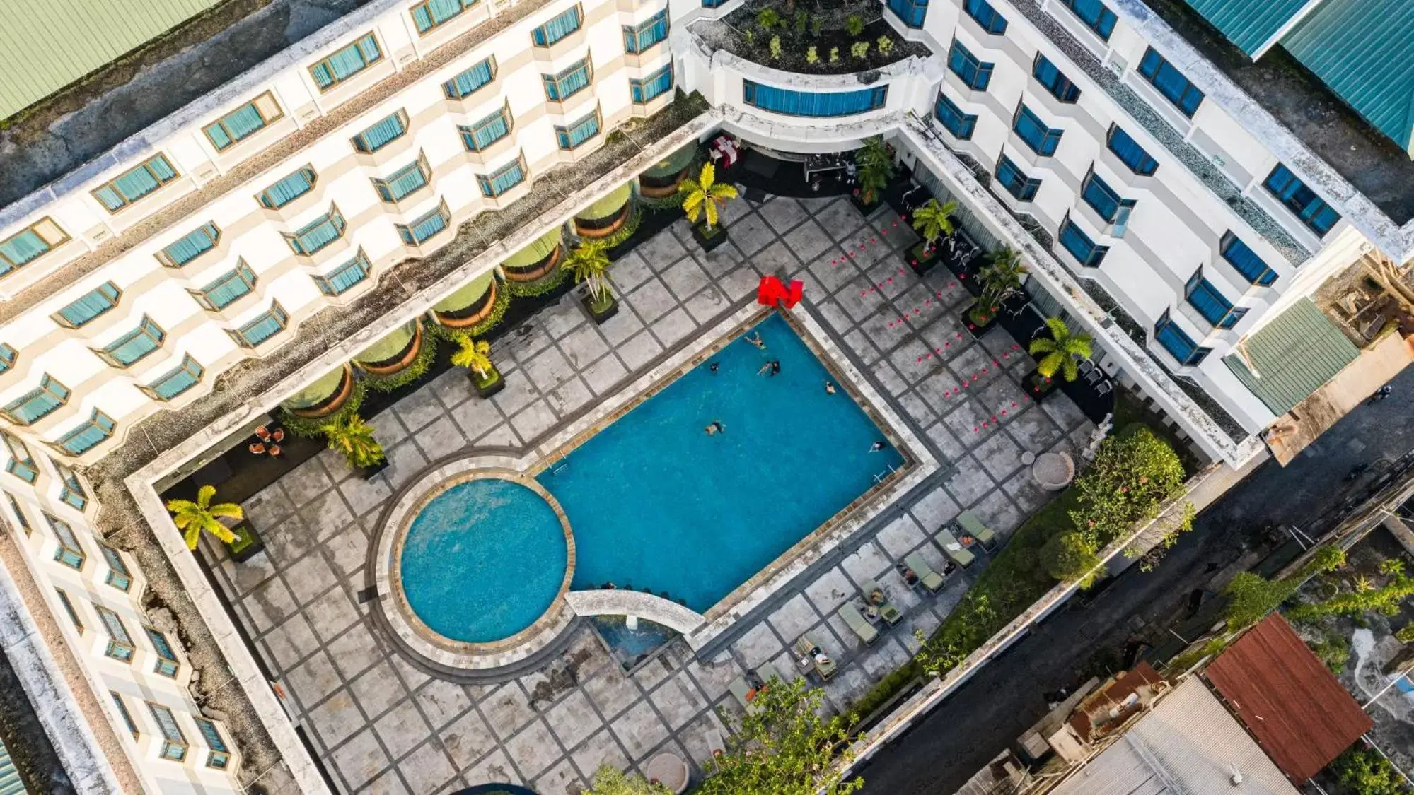 Property building, Pool View in Grand Jatra Hotel Pekanbaru