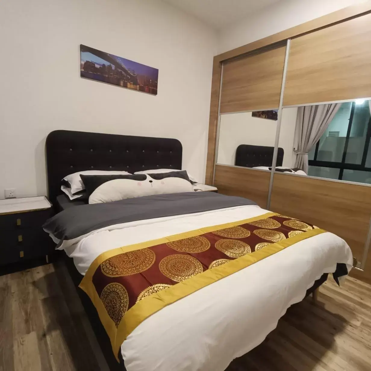 Bed in Mega Inn