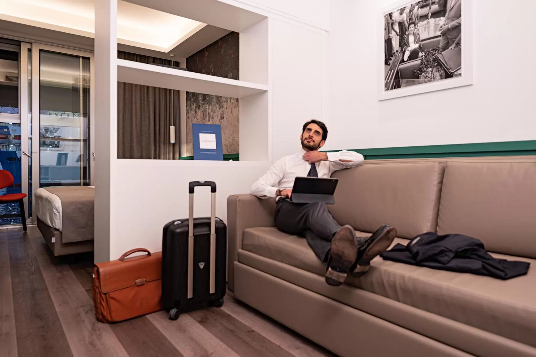 Living room in Smart Hotel Napoli