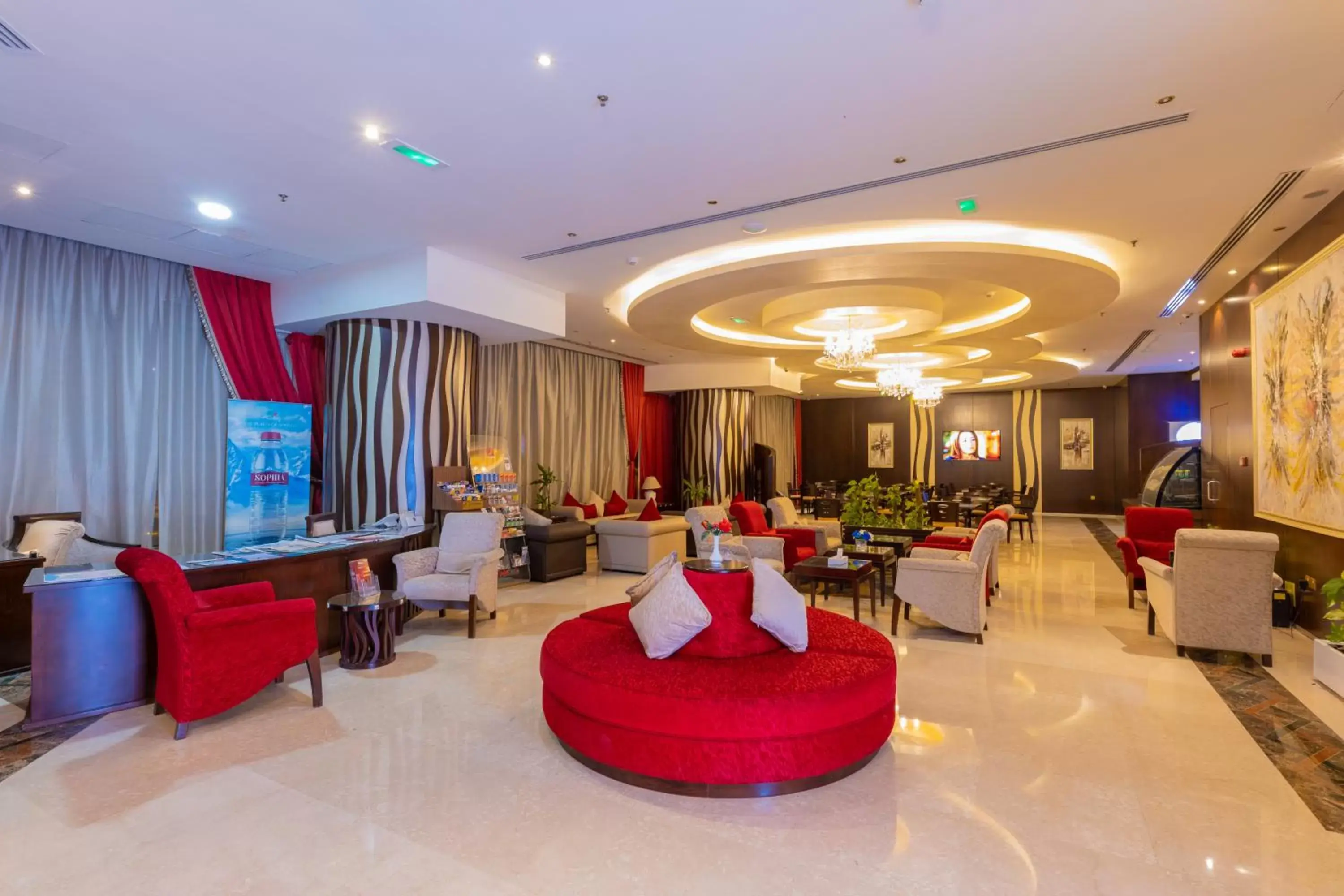 Lobby or reception in Ewan Ajman Suites Hotel