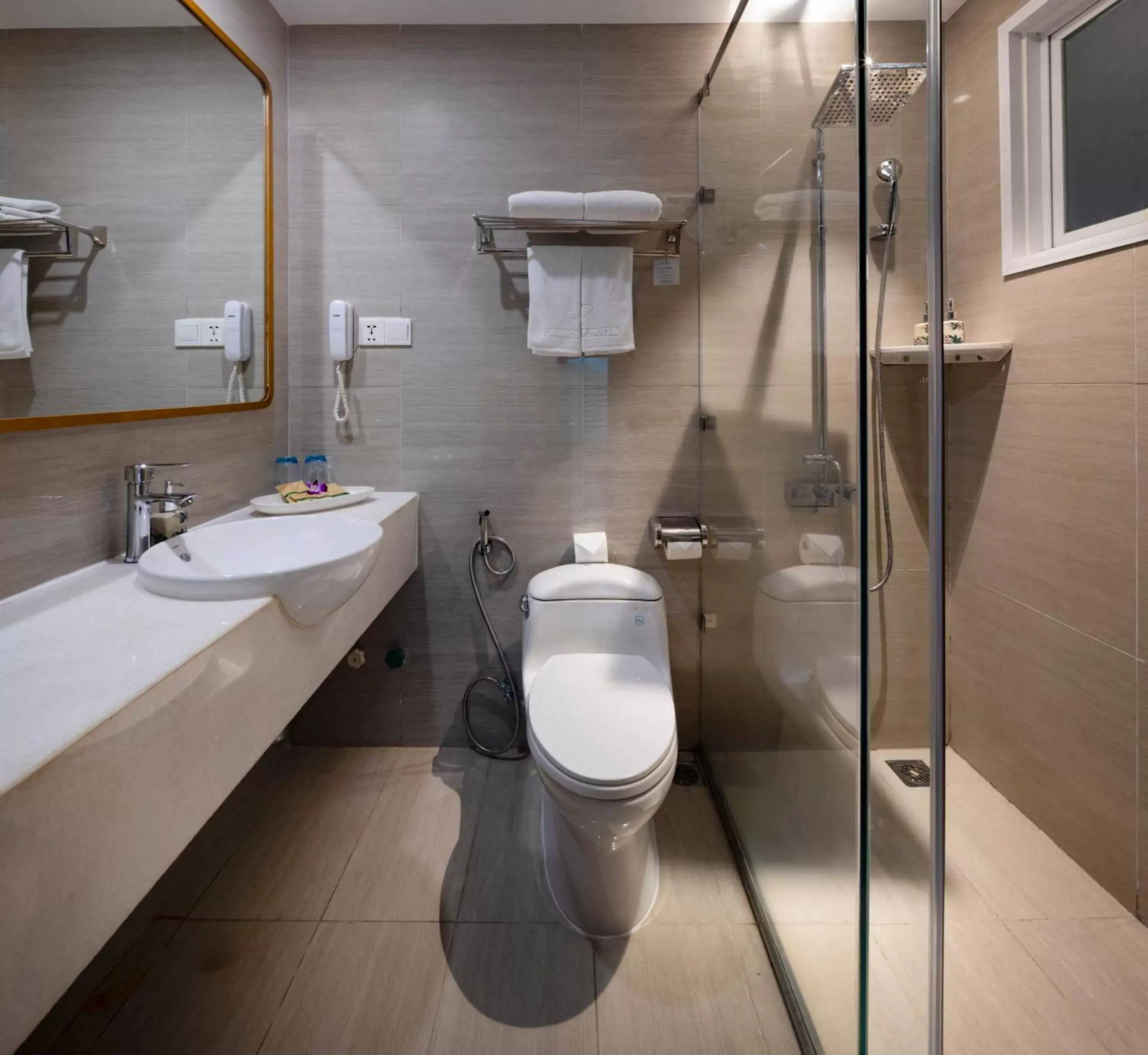 Shower, Bathroom in Harmony Saigon Hotel & Spa