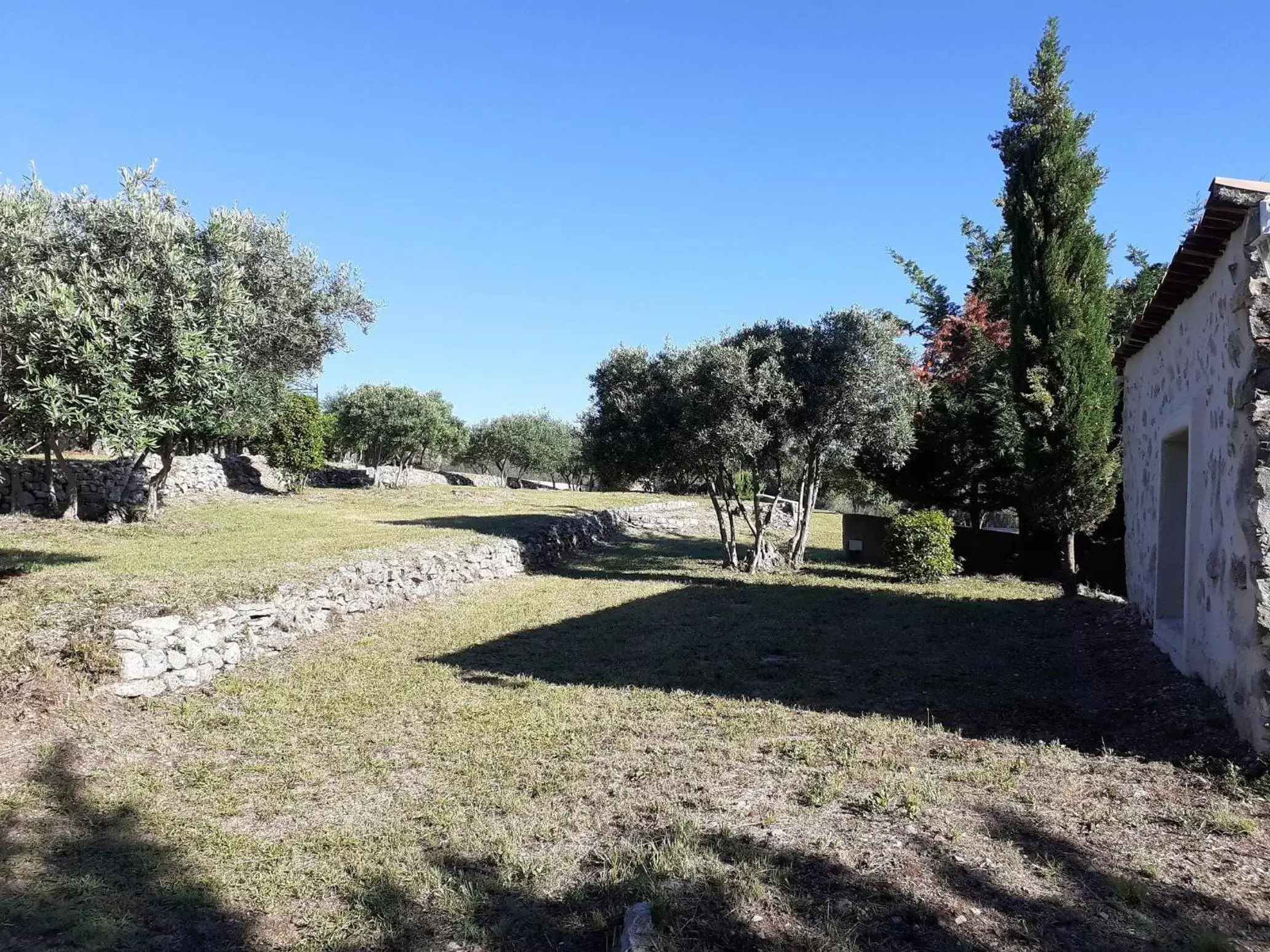 Garden view in La Bastide Des Selves