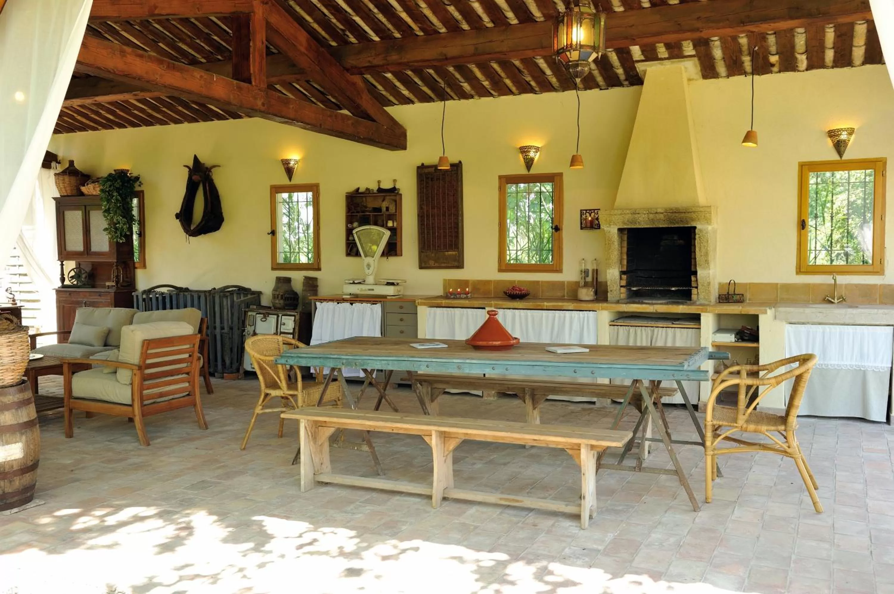 Balcony/Terrace in Chambres d'Hotes Domaine des Machottes