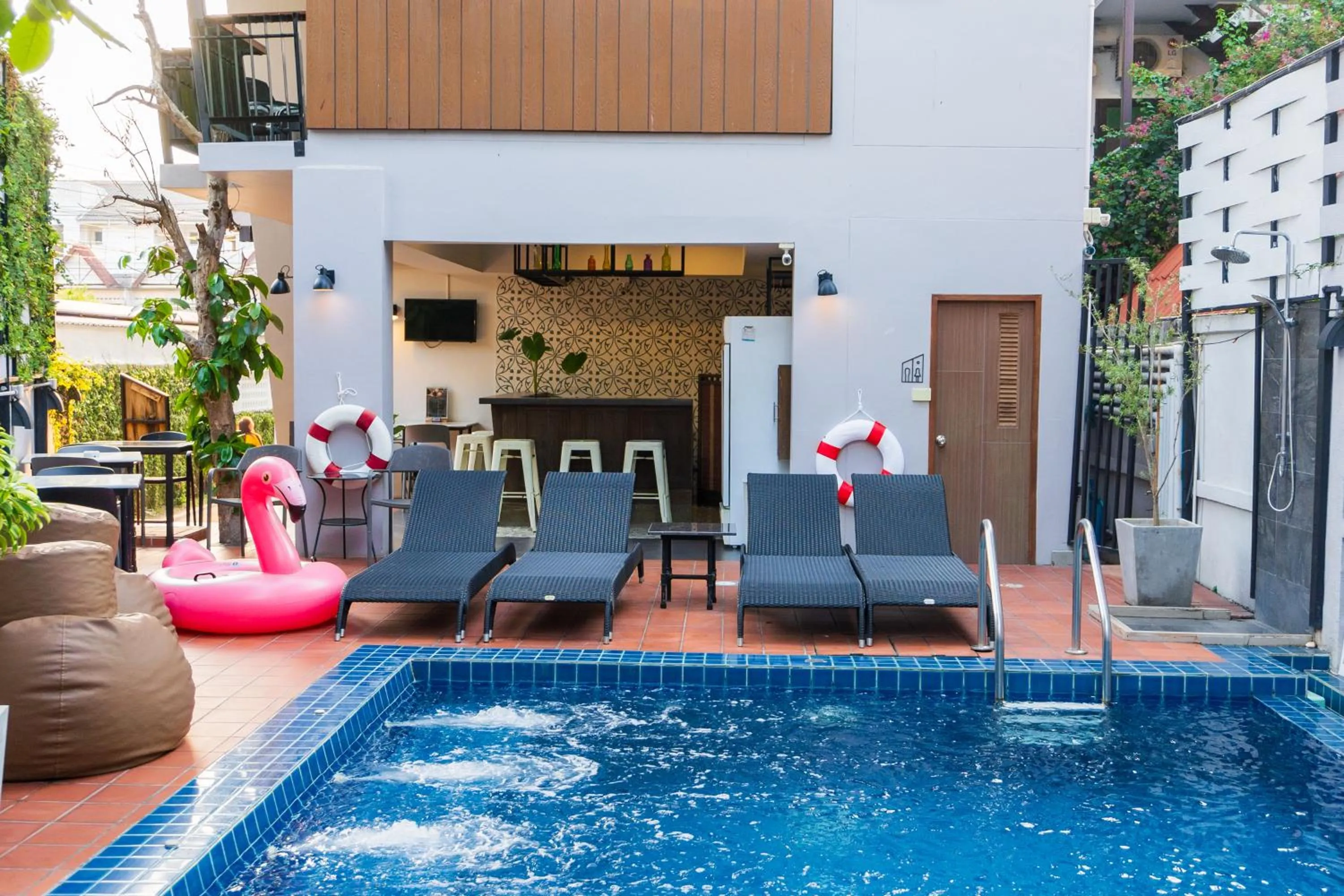 Swimming pool in Wealth Boutique Hotel Chiang Mai