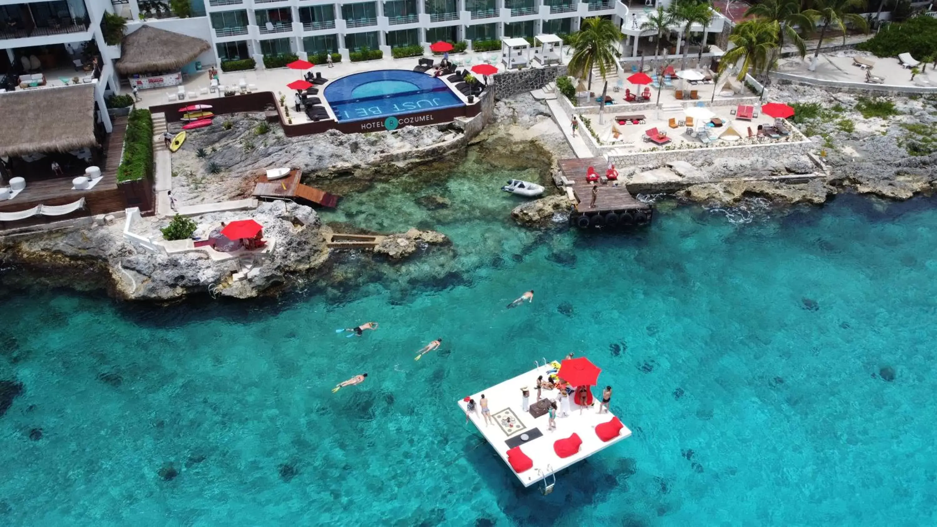 Bird's eye view, Bird's-eye View in Hotel B Cozumel