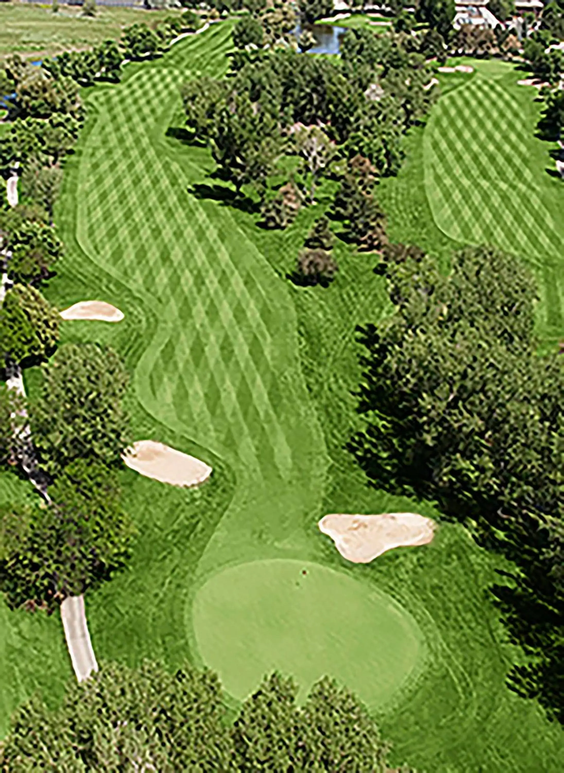 Golfcourse, Bird's-eye View in The Inverness Denver, a Hilton Golf & Spa Resort