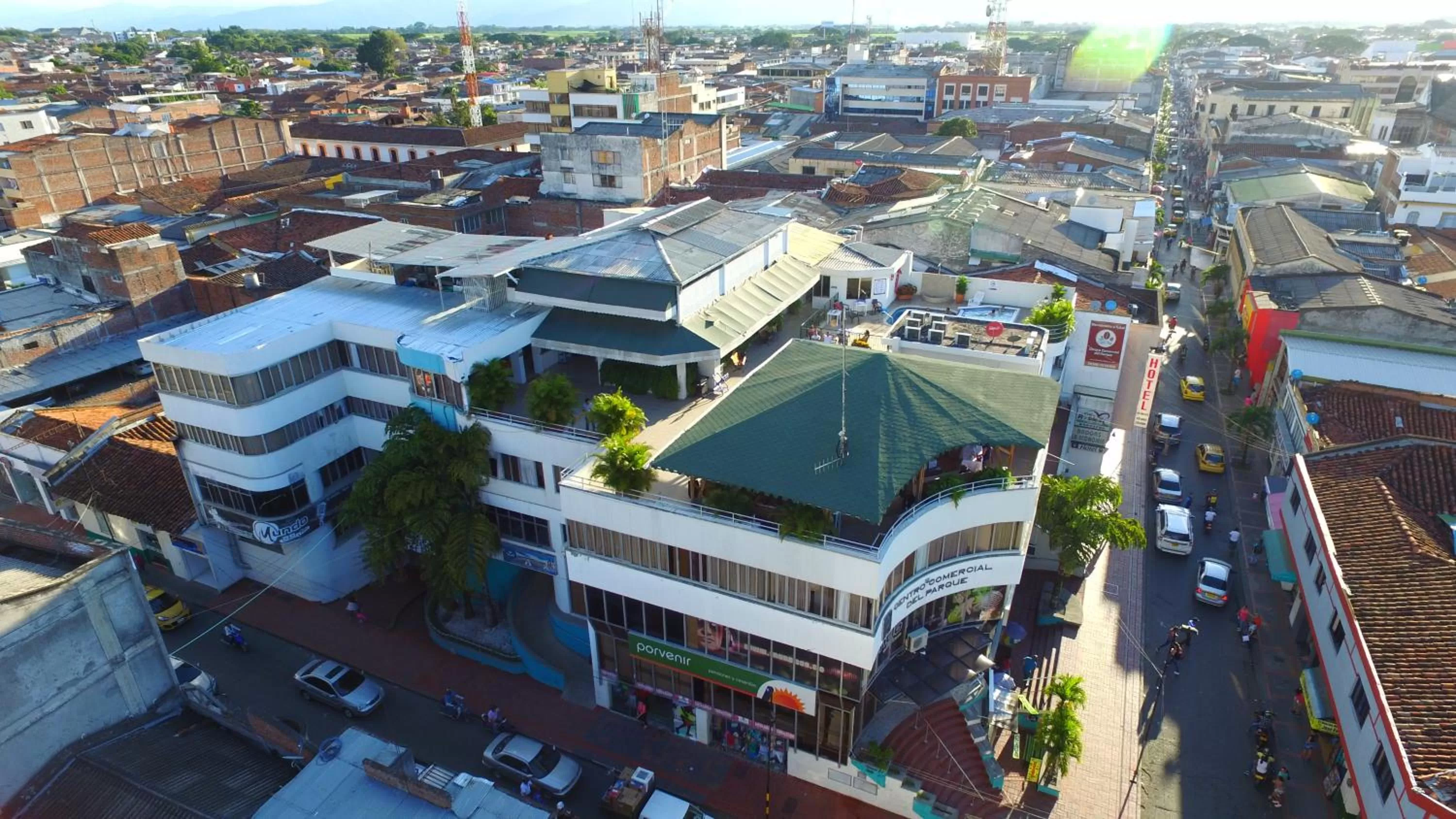 Bird's eye view in Hotel Cafe Plaza