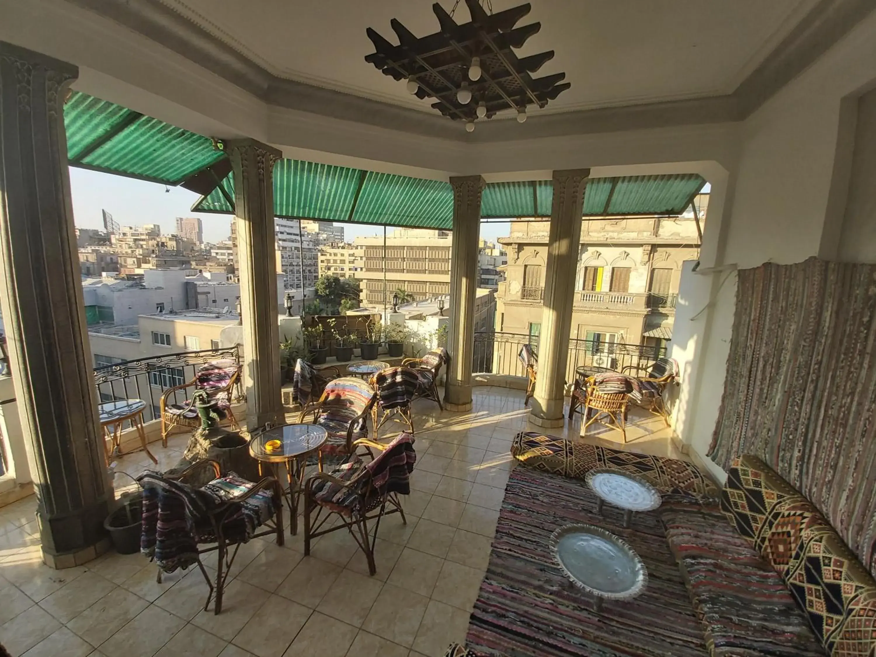 Balcony/Terrace, Restaurant/Places to Eat in Cecilia Hotel