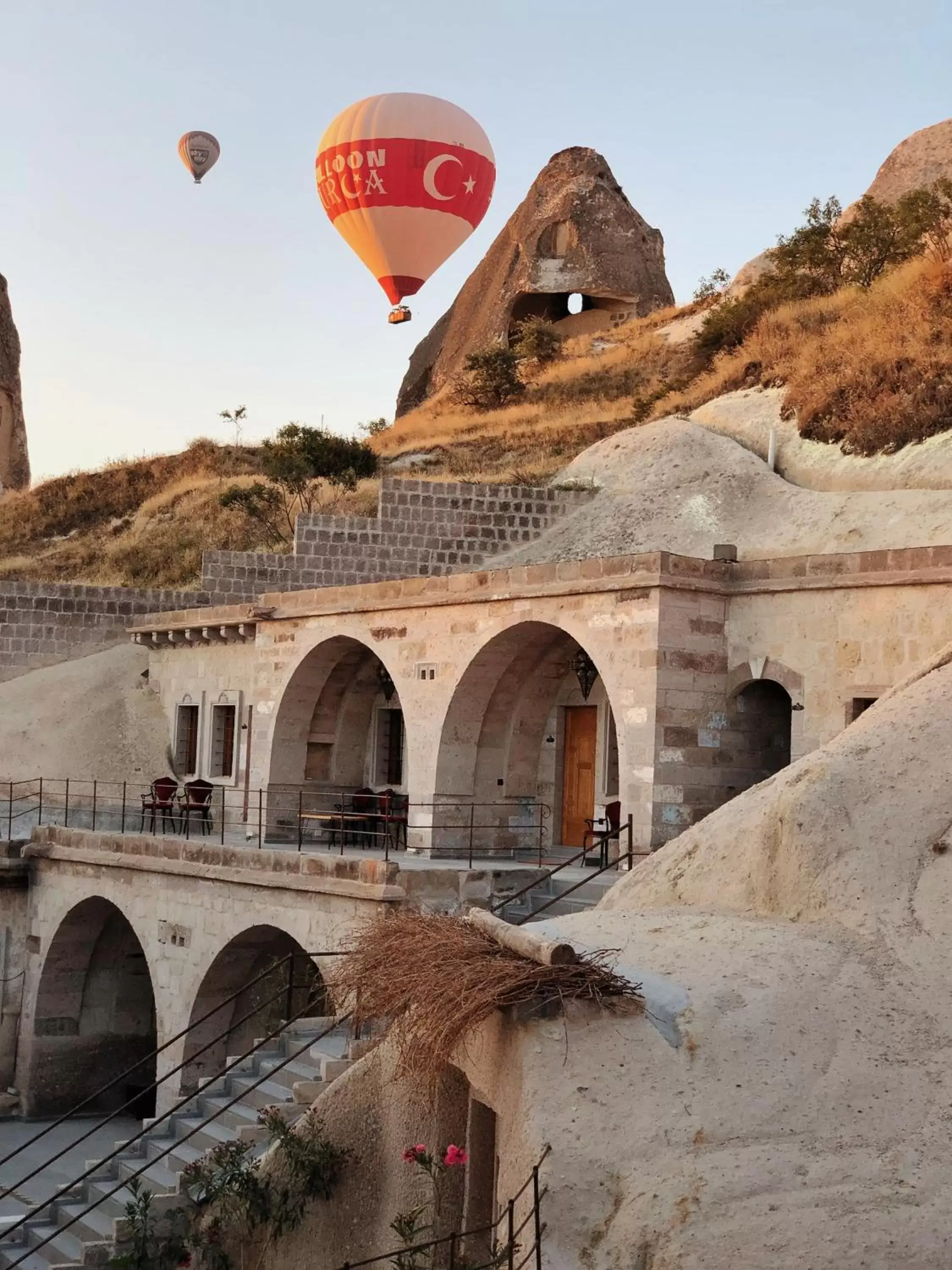 Patio in Lunar Cappadocia Hotel