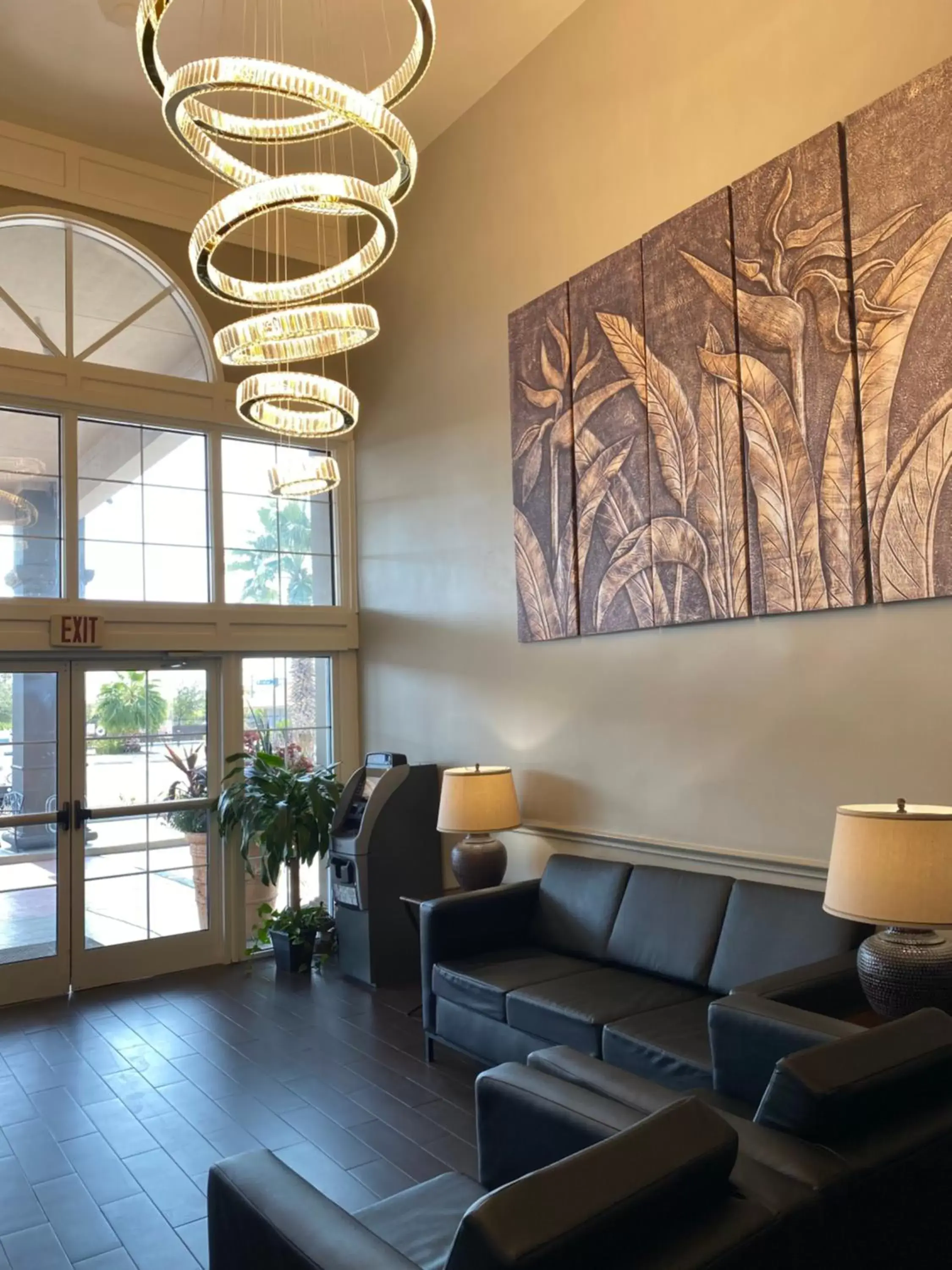 Lobby or reception, Seating Area in La Quinta Inn by Wyndham San Antonio Brooks City Base