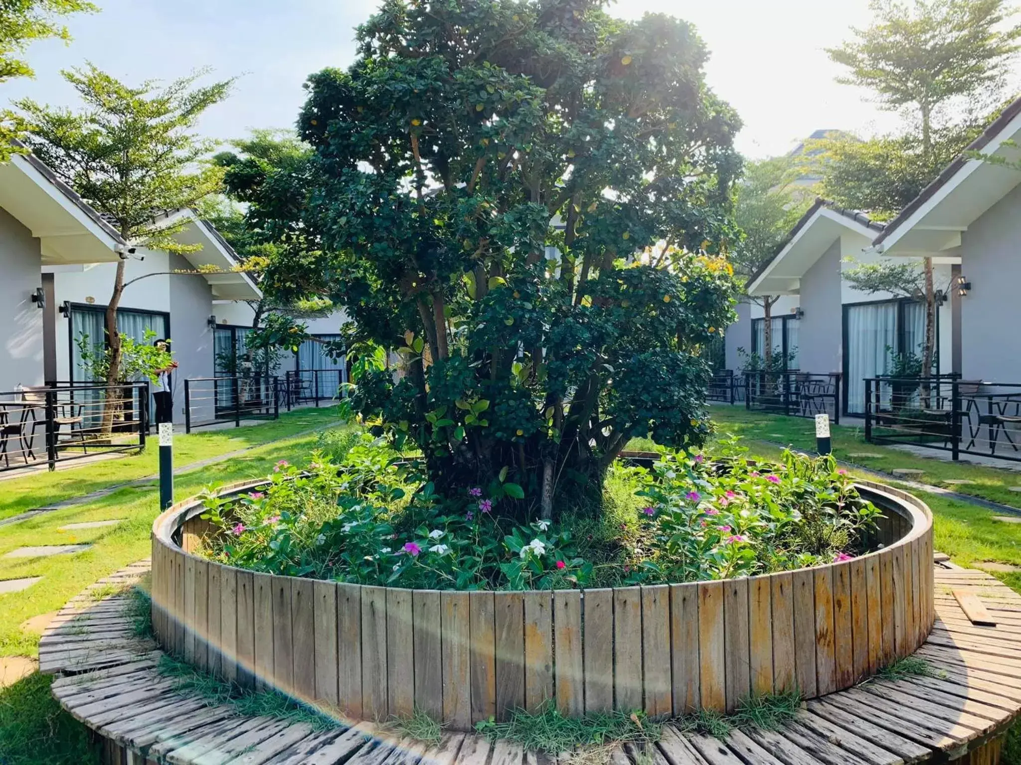 Garden view, Garden in Sandy Clay Bungalows