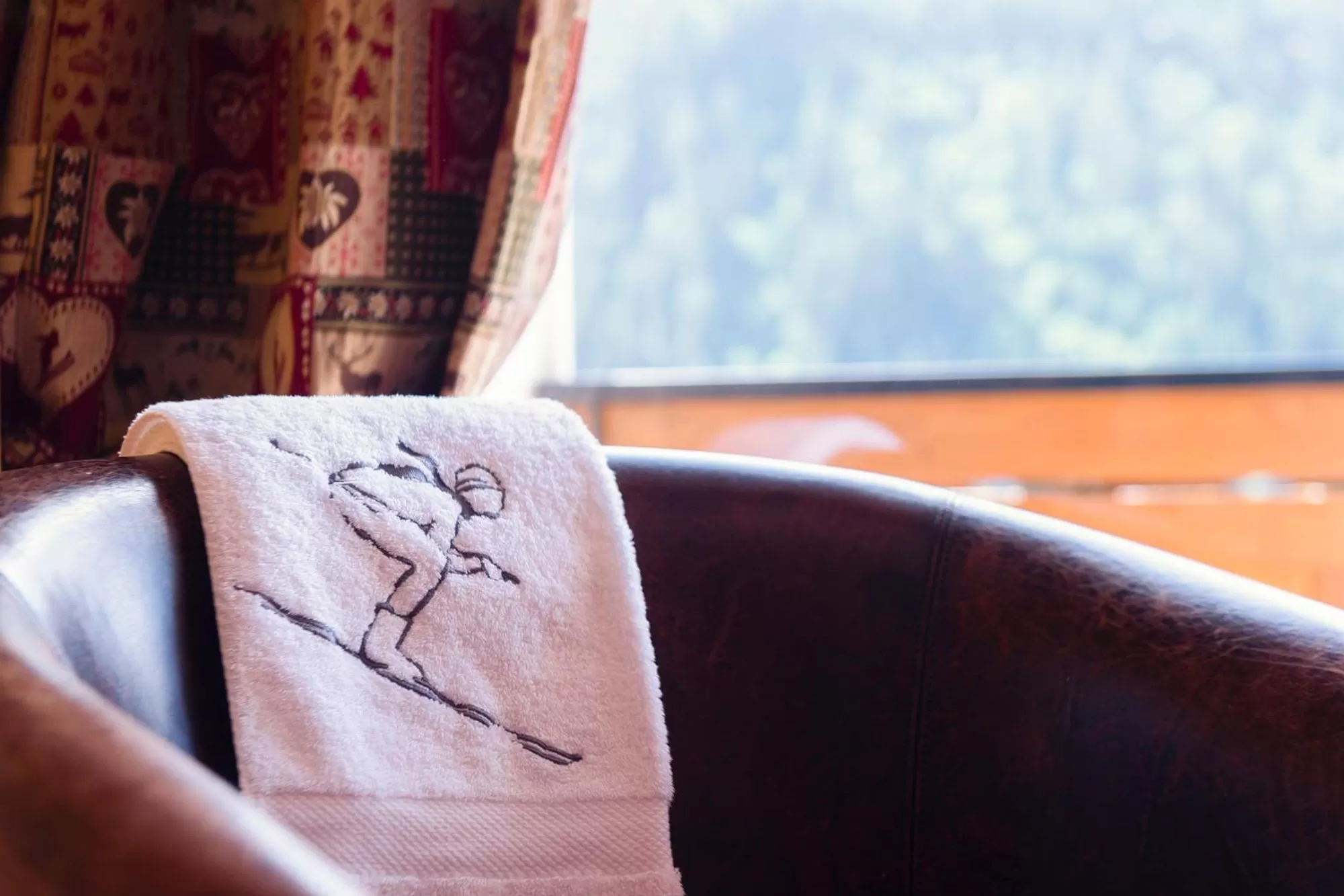 Decorative detail in Hôtel Macchi Restaurant & Spa