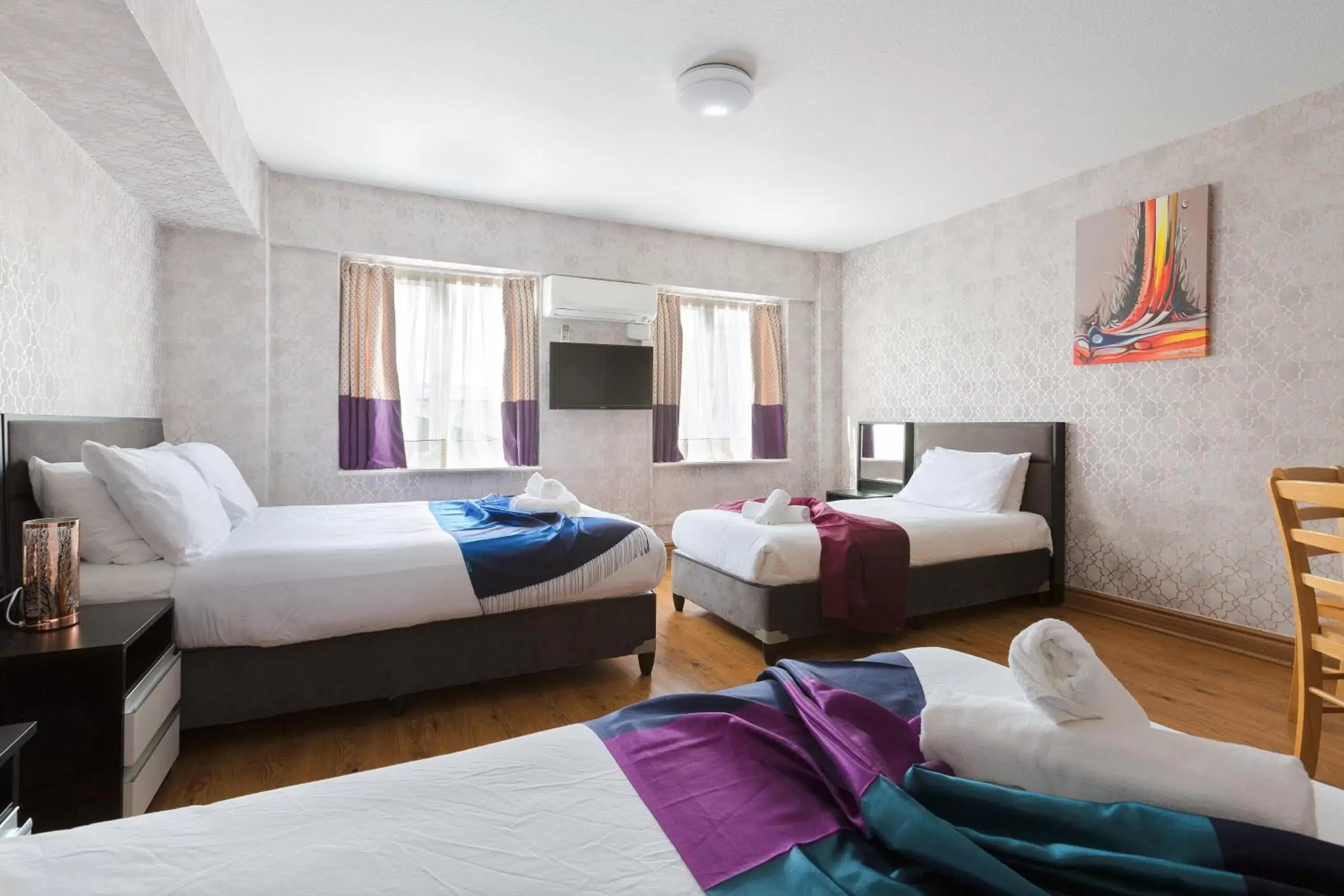 View (from property/room), Bed in Central Hoxton Shoreditch View (from property/room), Bed in Central Hoxton Shoreditch