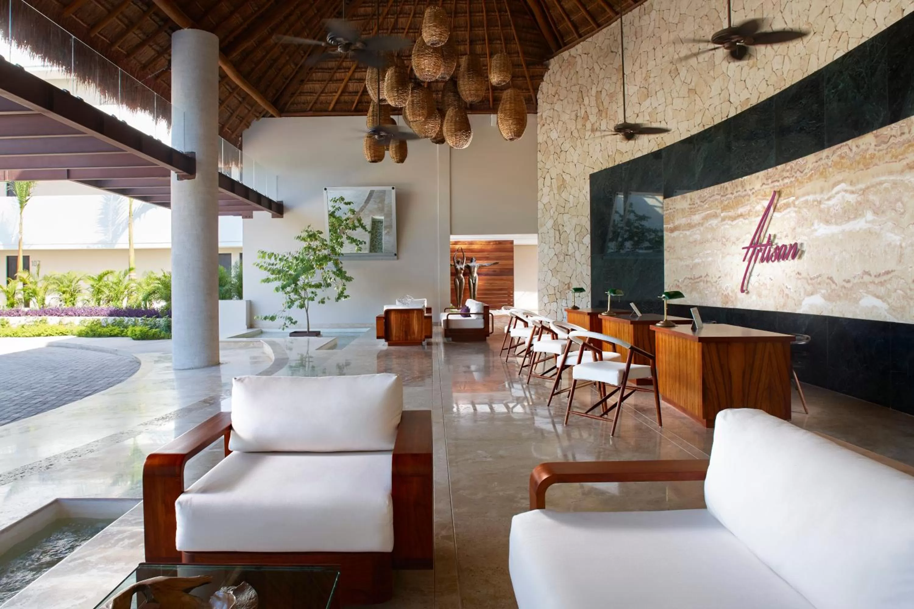 Lobby or reception in Senses Riviera Maya - Ocean Front Boutique Hotel - Adults only