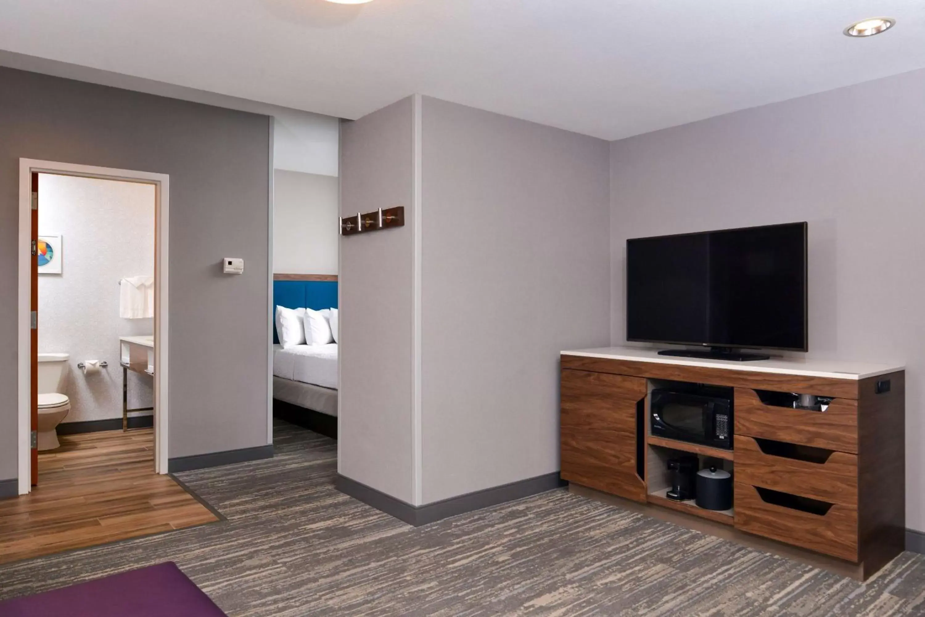 Bedroom, TV/Entertainment Center in Hampton Inn & Suites Boise/Spectrum