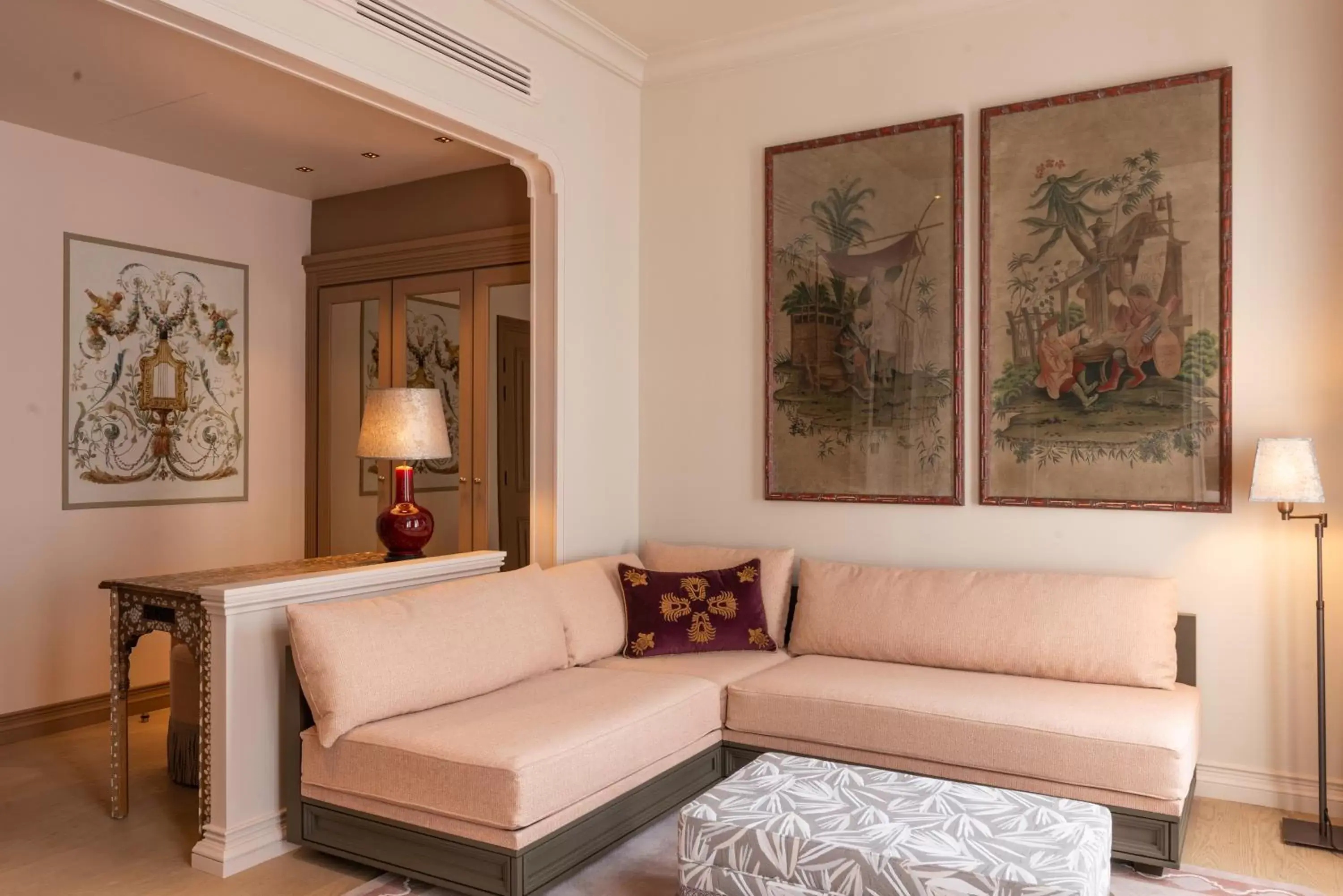 Living room, Seating Area in Hotel de Montesquieu