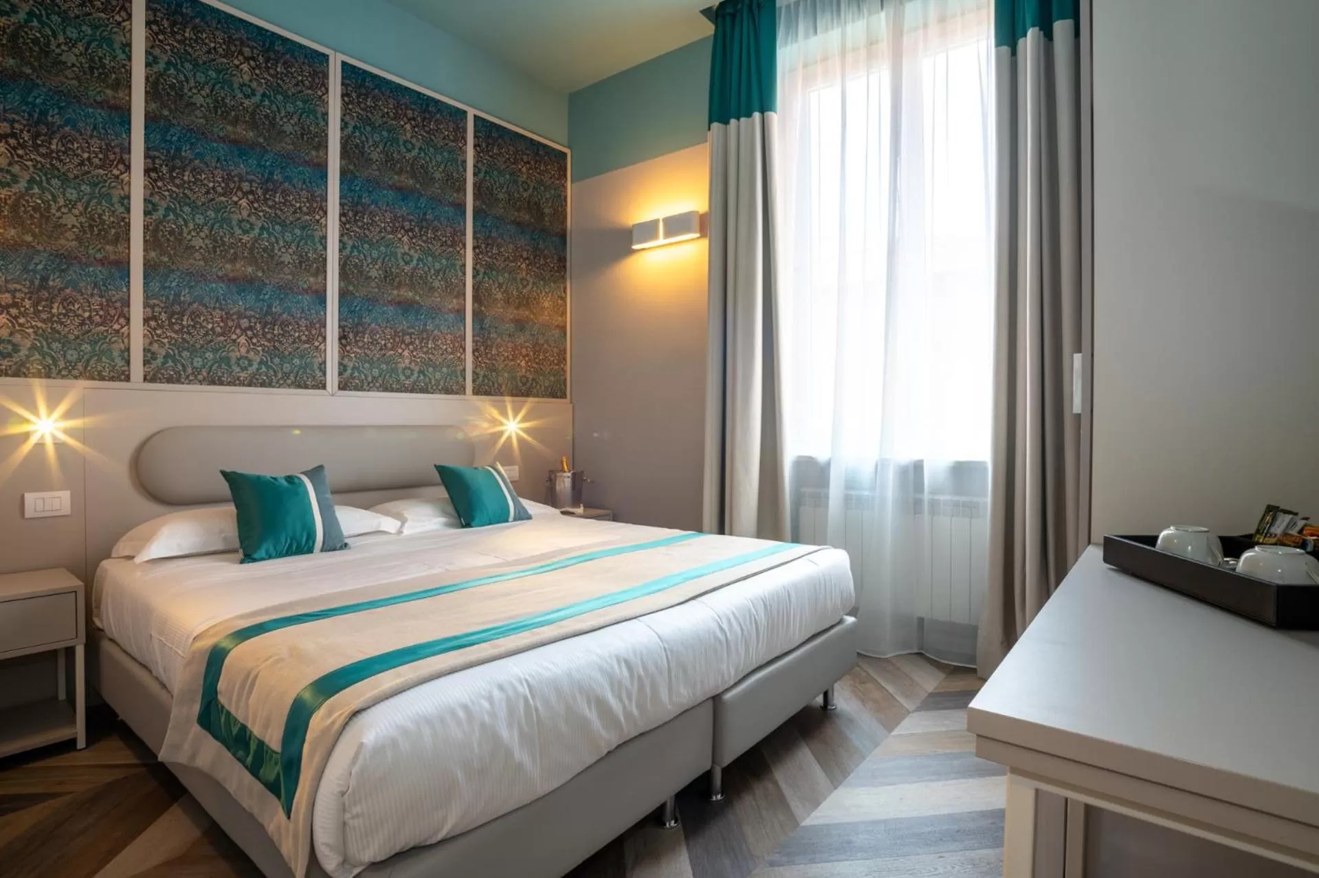 Bed in Hotel Monte Rosa