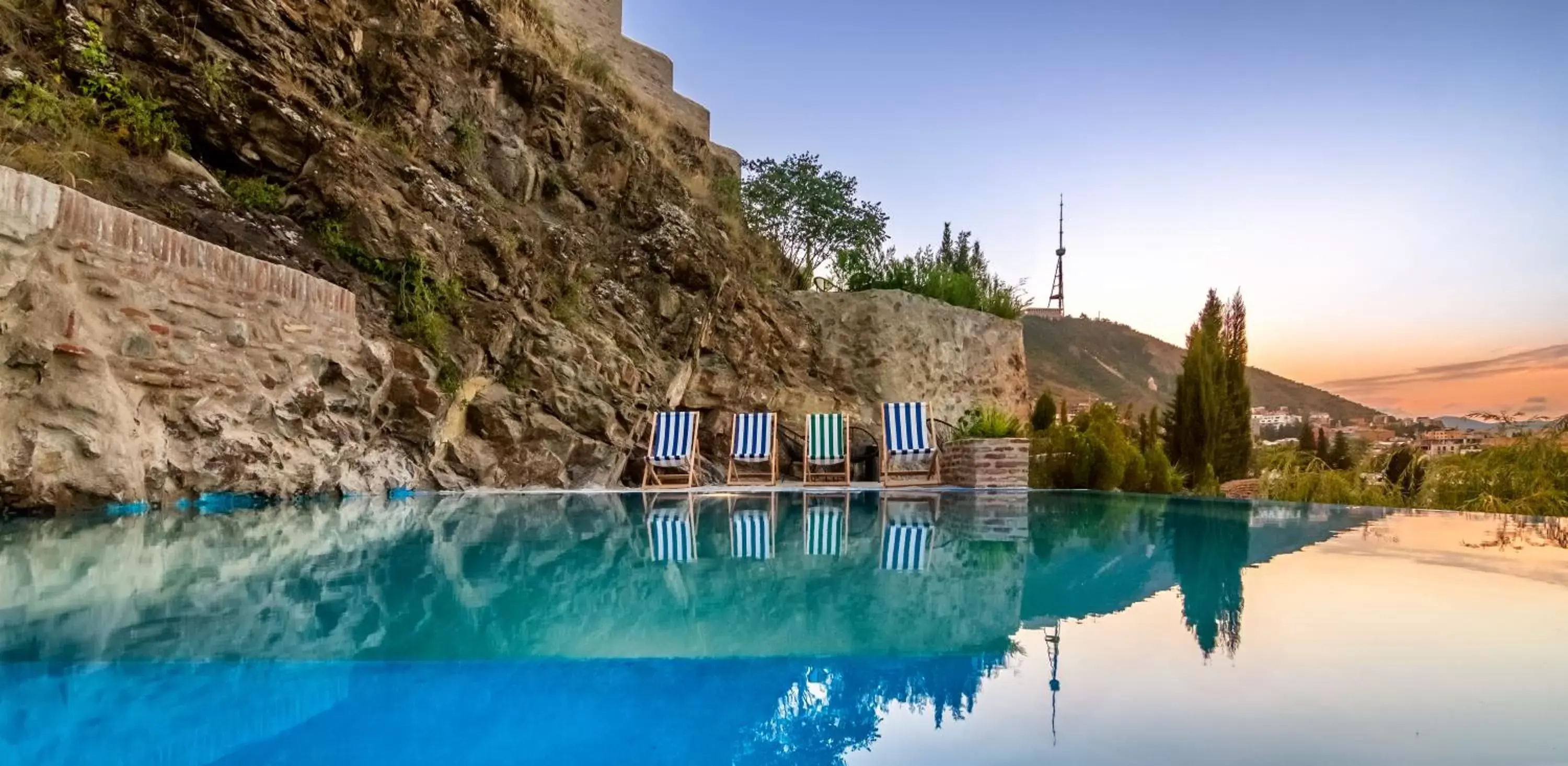 Swimming Pool in Castle in Old Town