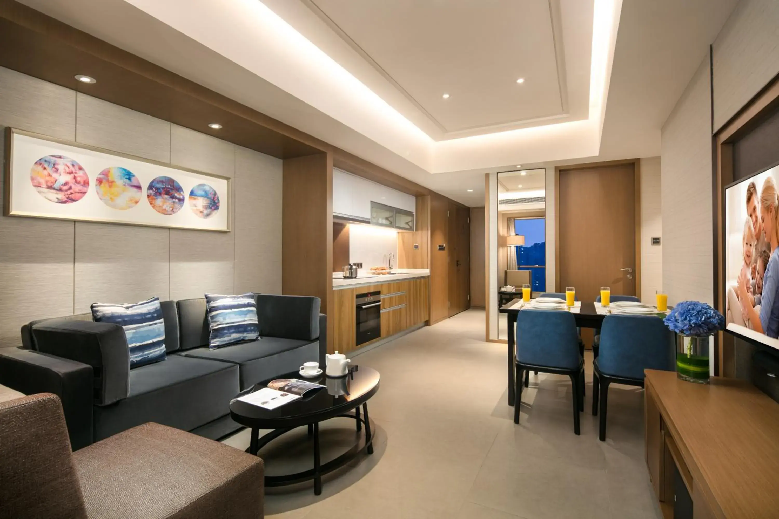 Living room in Somerset Swan Lake Hefei Living room in Somerset Swan Lake Hefei
