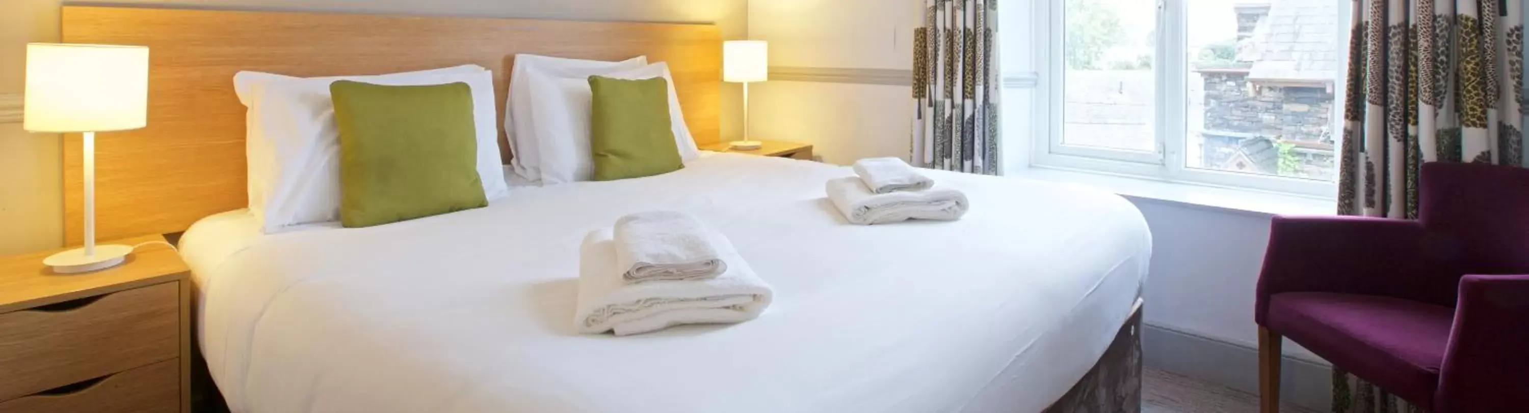 Bed in The Derwentwater Hotel