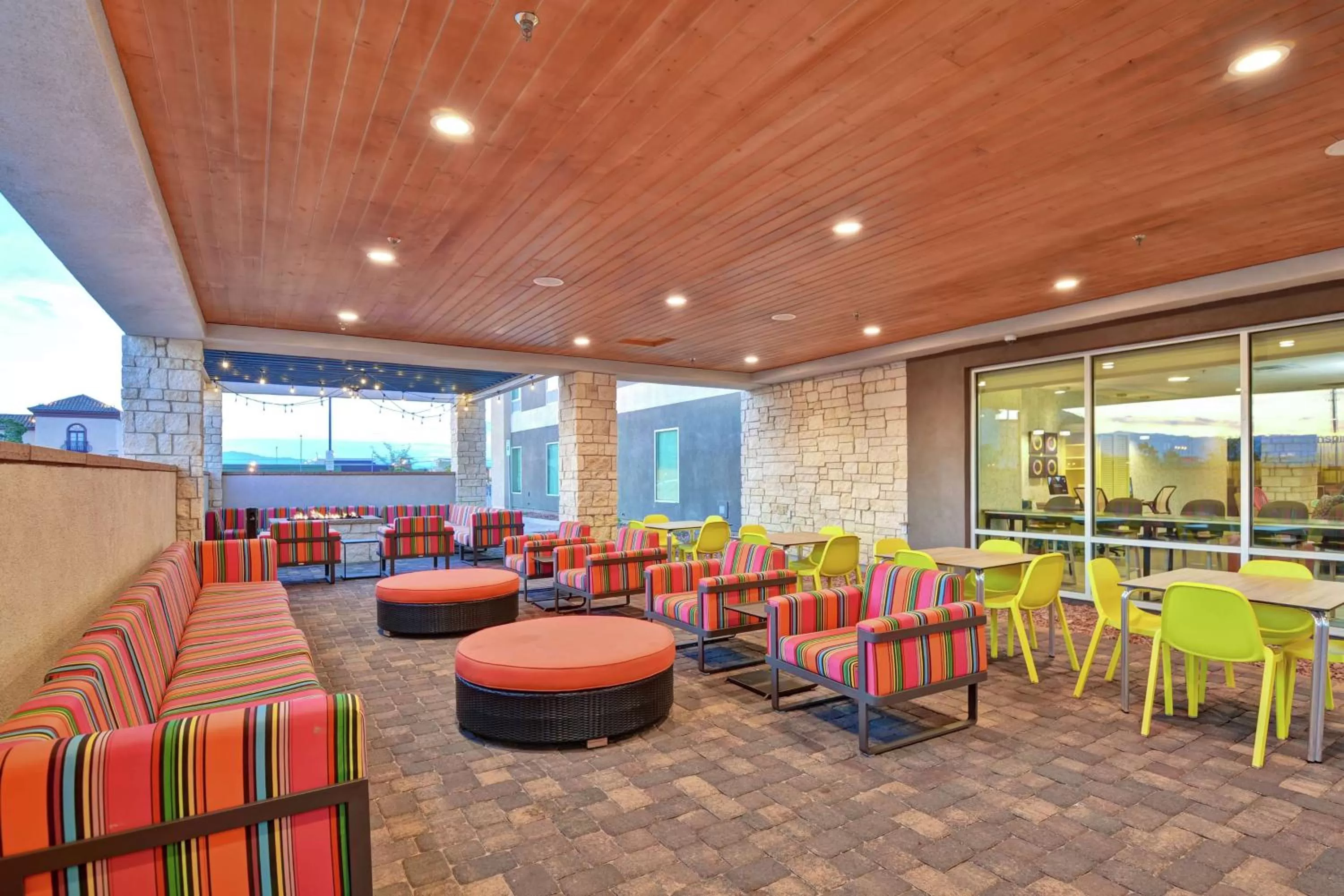 Patio in Home2 Suites By Hilton Las Vegas Strip South