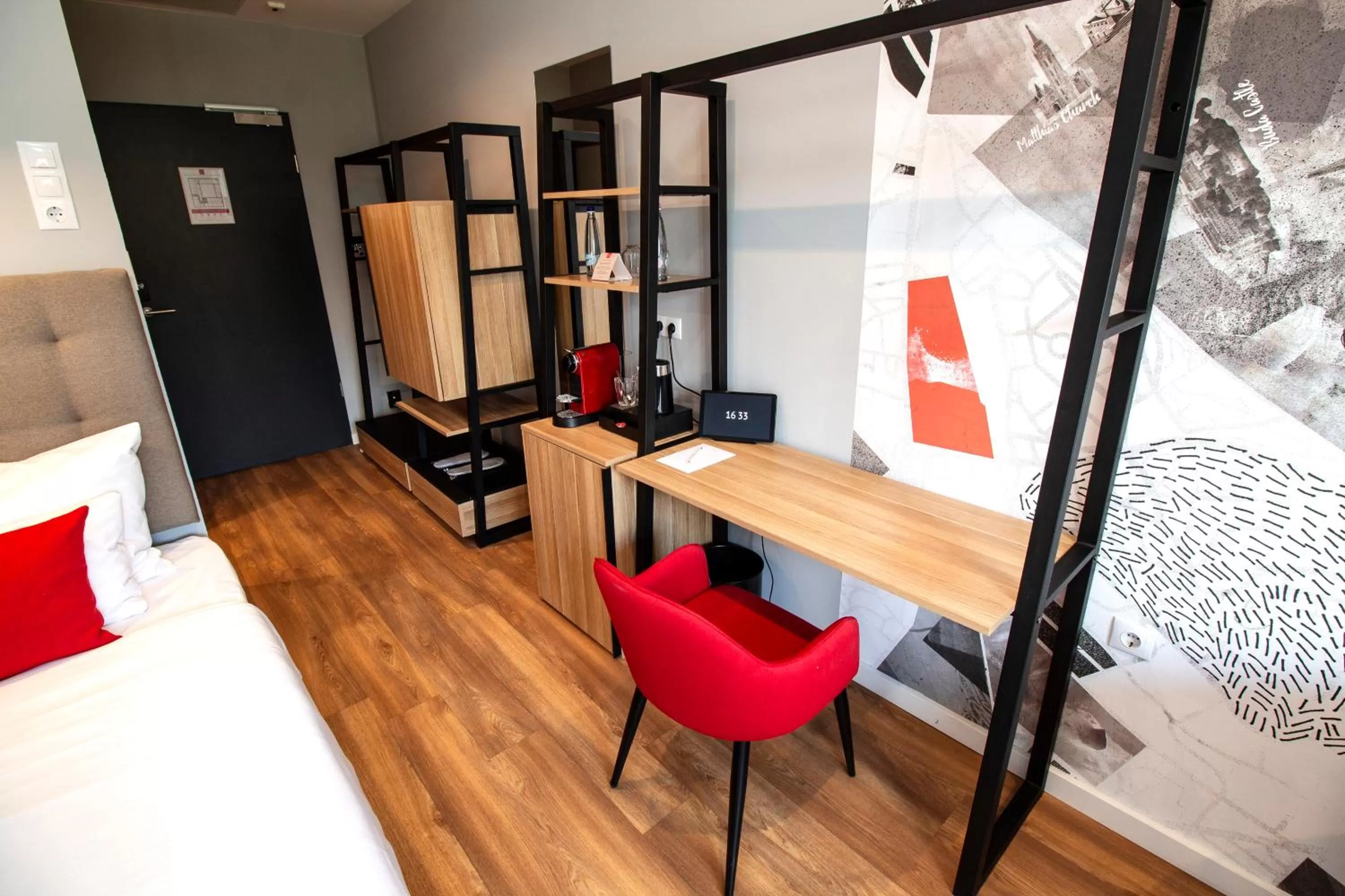 Bedroom in Up Hotel Budapest