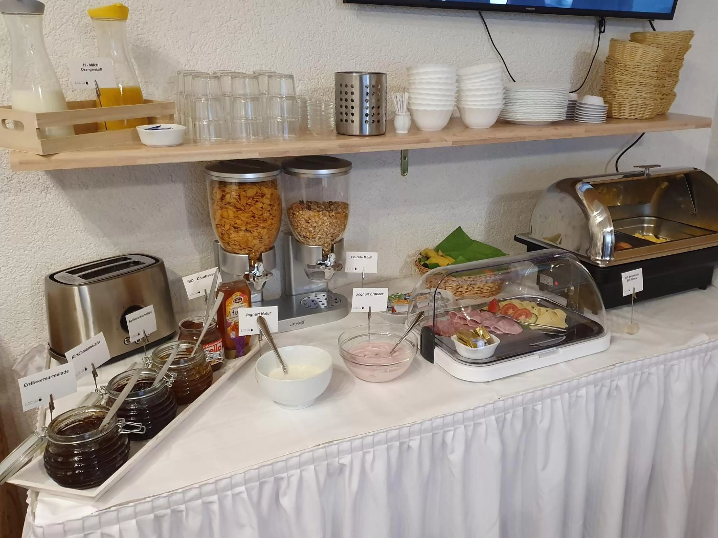 Breakfast in Gasthof Pension Weißes Rössl