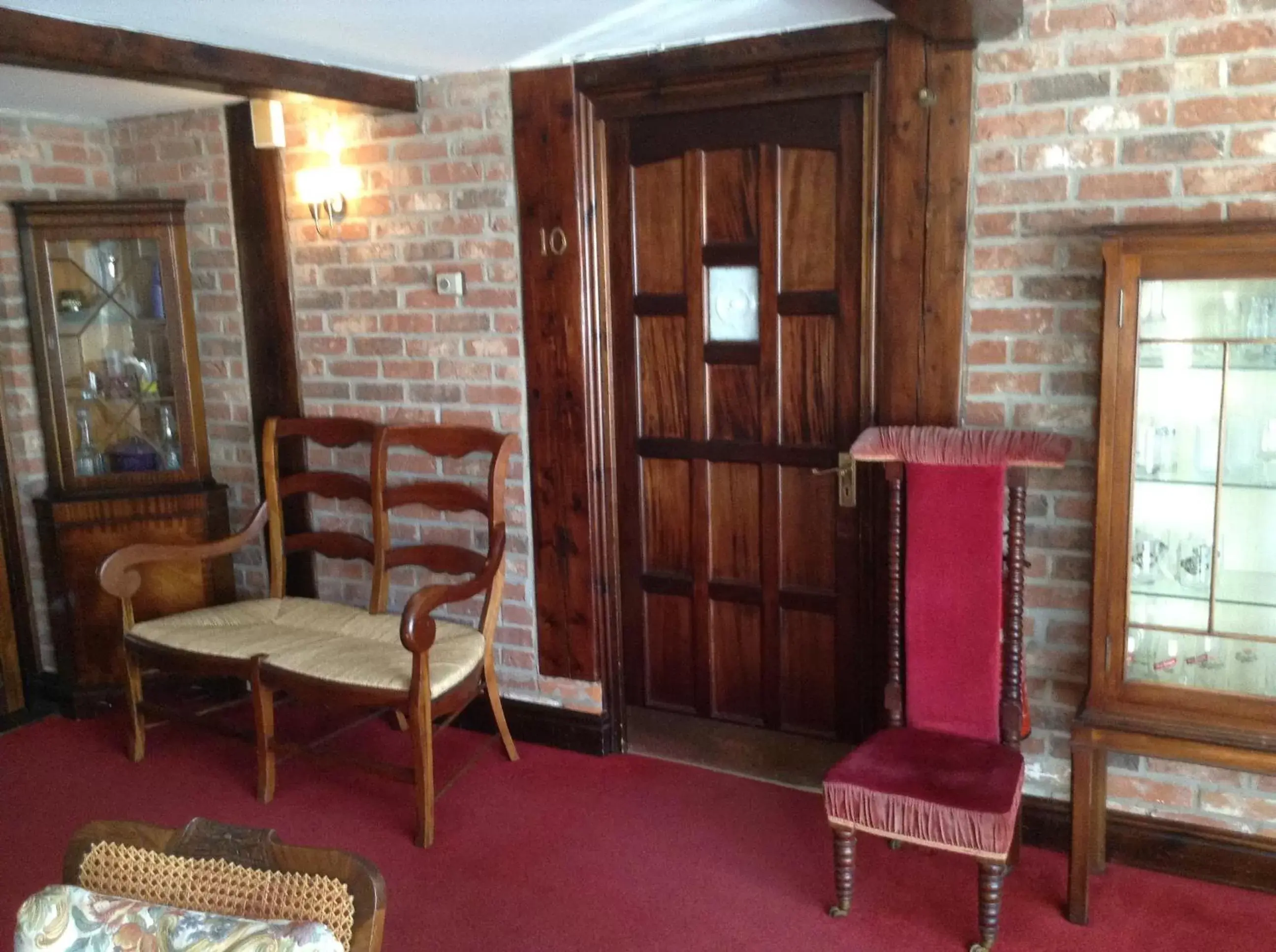 Decorative detail, Seating Area in The Crown Hotel