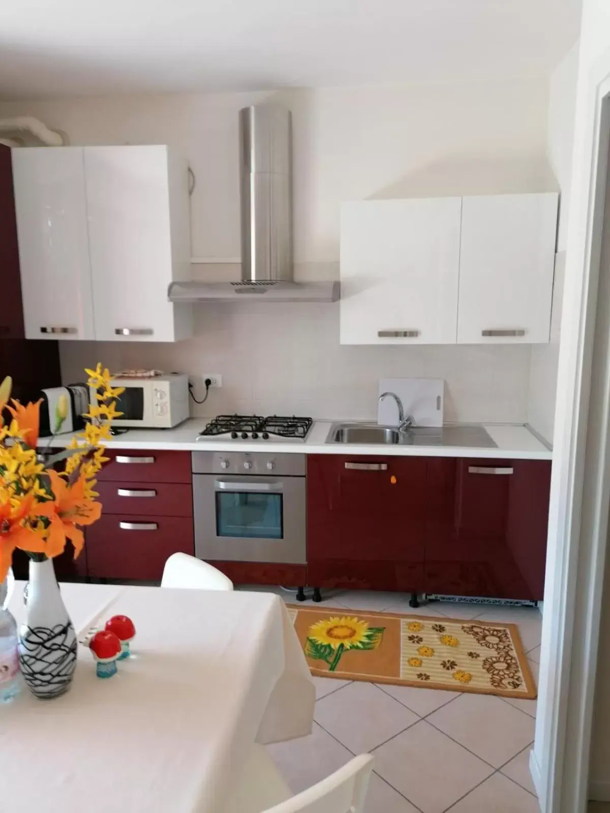 Kitchen or kitchenette, Kitchen/Kitchenette in Villaggio dei Fiori Apart- Hotel 3 Stars - Family Resort