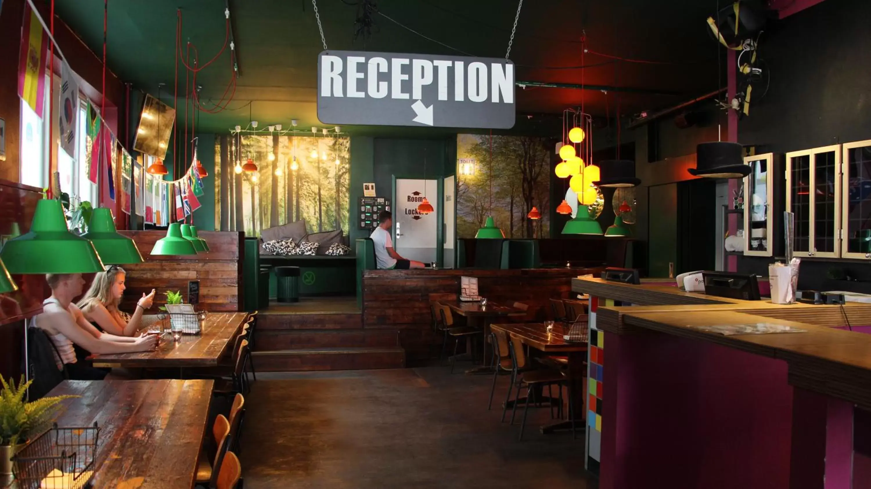 Lobby or reception in Copenhagen Downtown Hostel Lobby or reception in Copenhagen Downtown Hostel