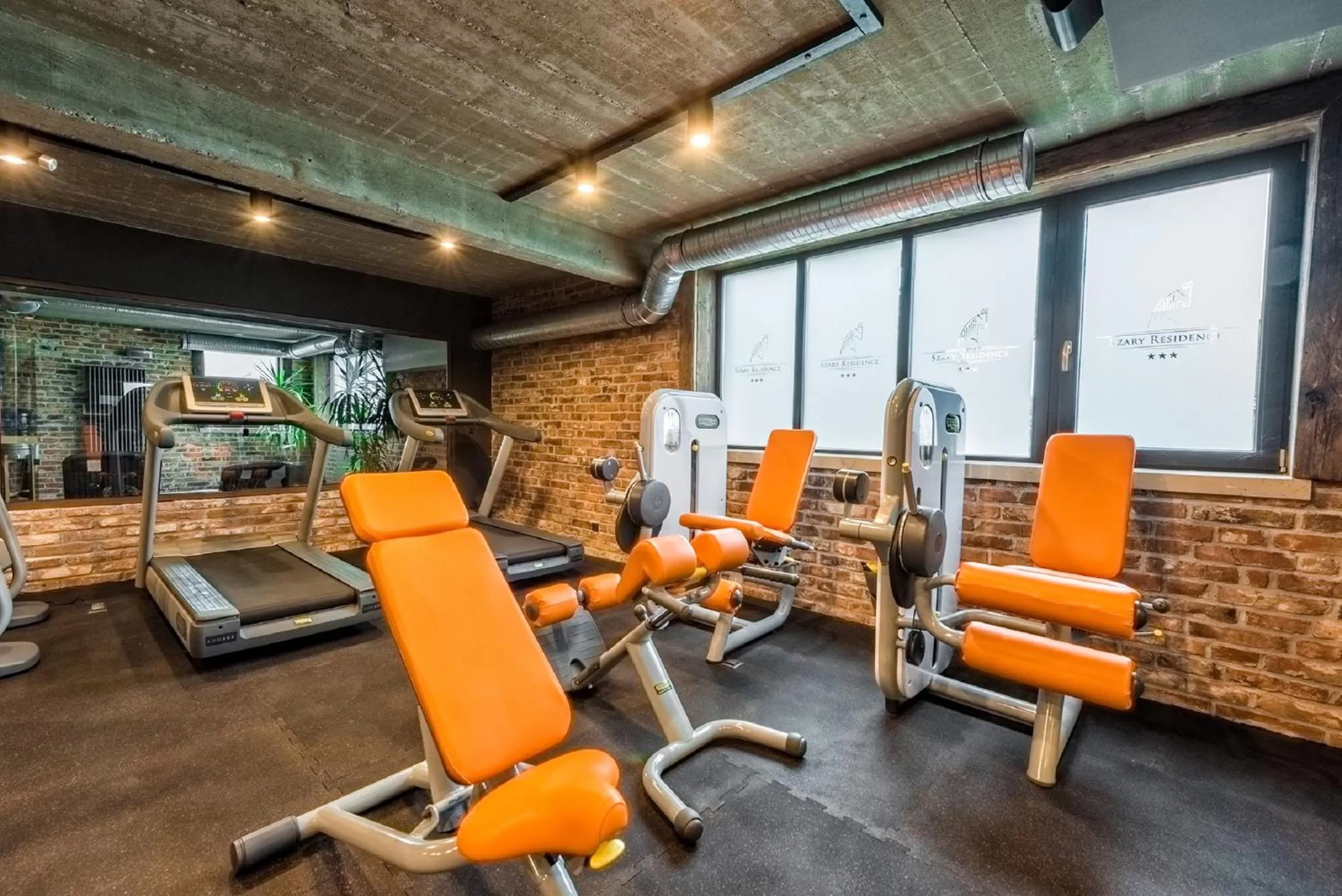 Fitness centre/facilities in Hotel Szary Residence