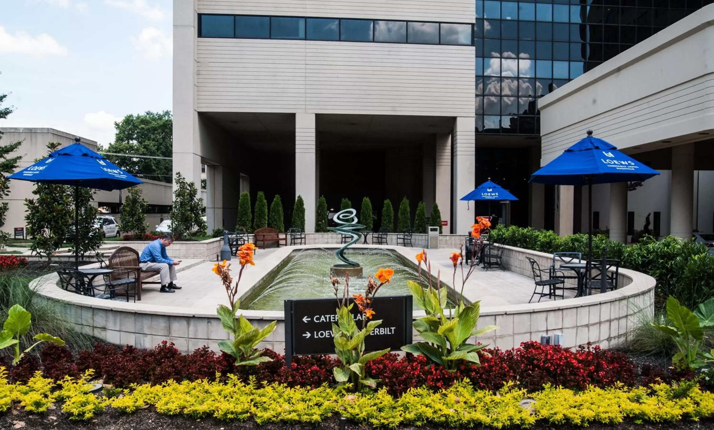 Property building in Loews Nashville Hotel at Vanderbilt Plaza